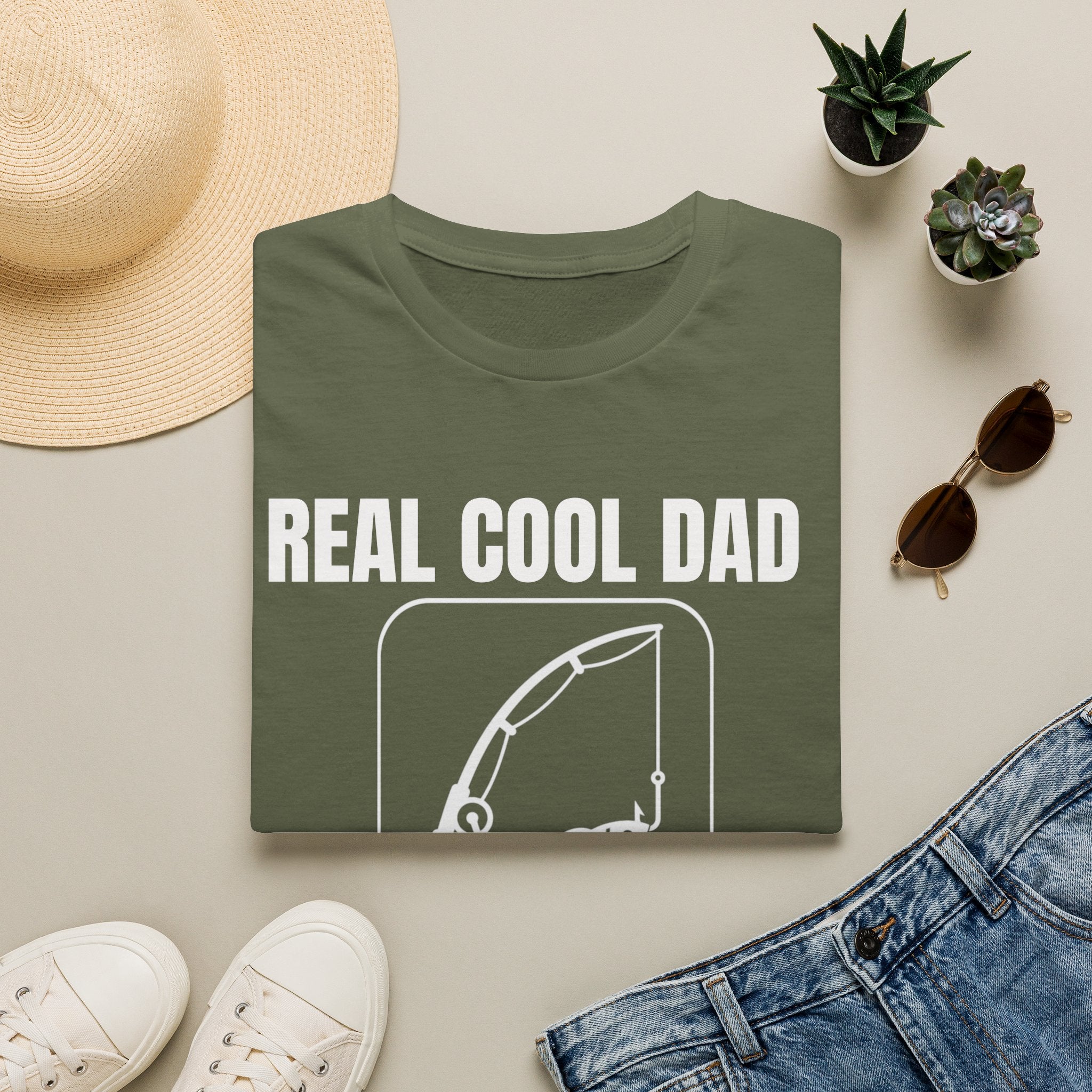 Reel Cool Dad T-Shirt — Funny Fishing Father's Day Gift Tee