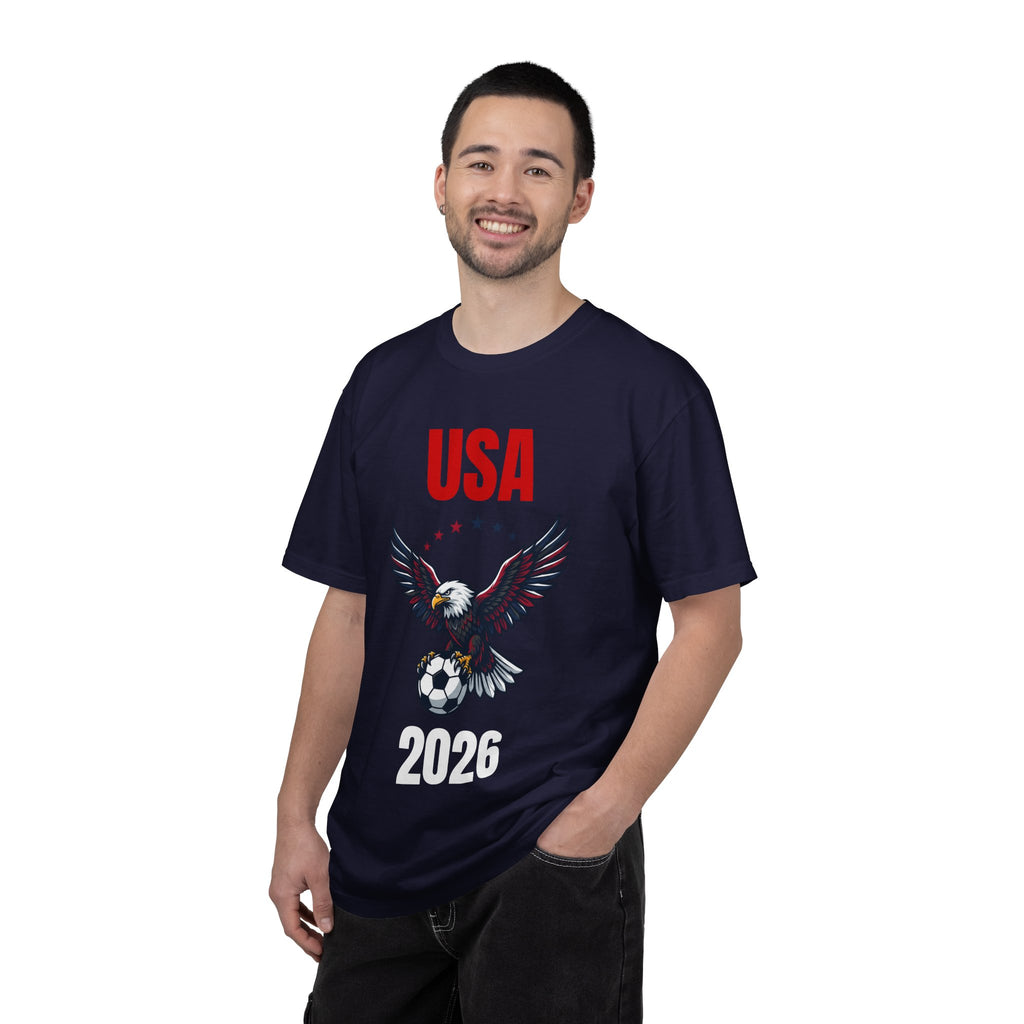 USA 2026 Eagle Soccer T-Shirt — Patriotic Men’s Women’s Team Fan Tee