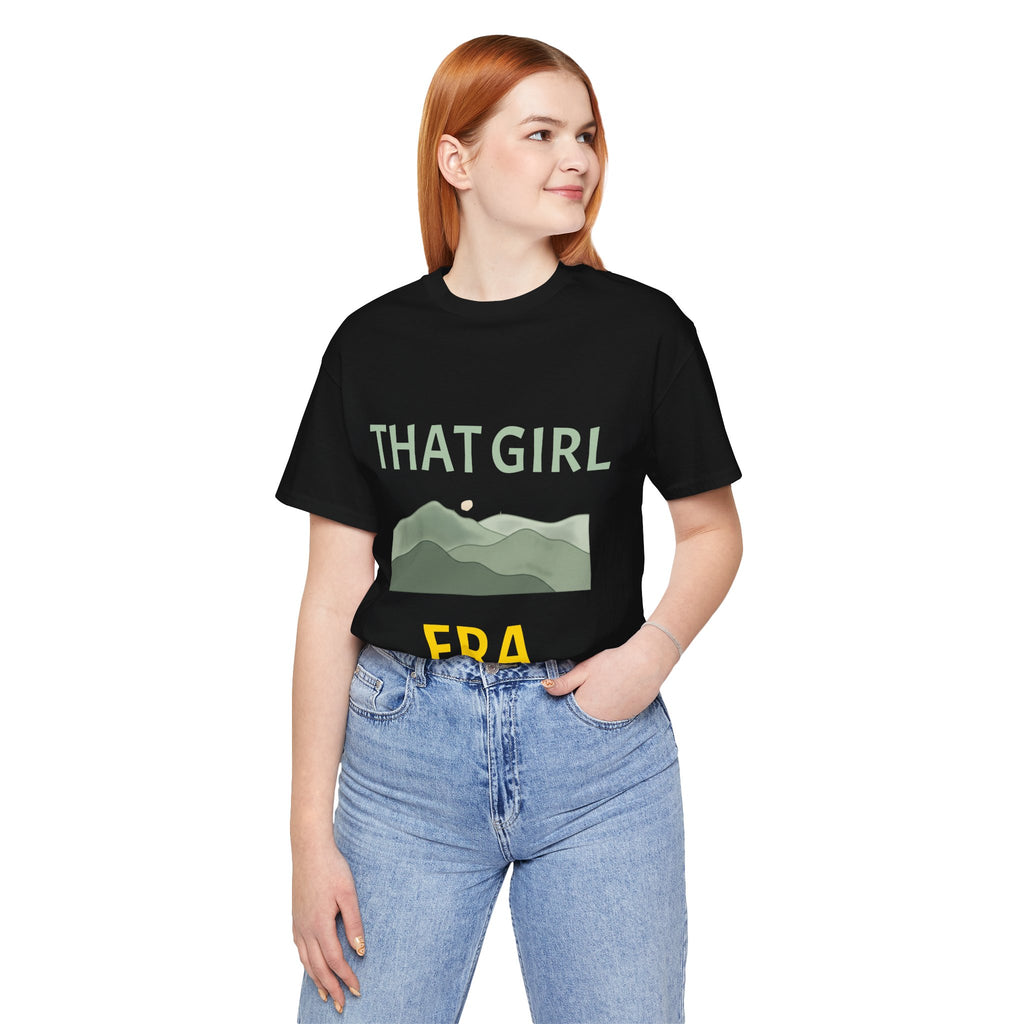 That Girl Era T-Shirt – Retro Mountain Graphic Tee for Empowered Women