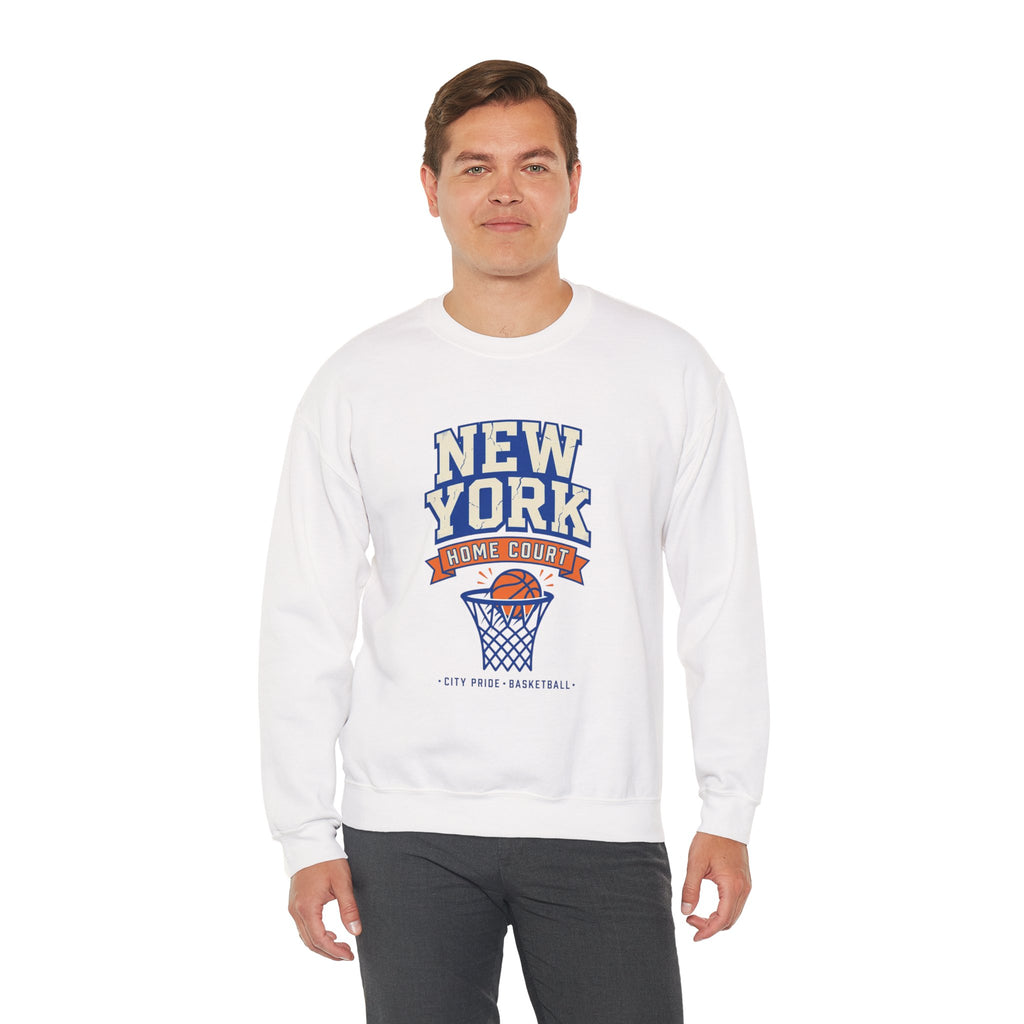 New York Home Court Sweatshirt | Vintage Basketball Pride