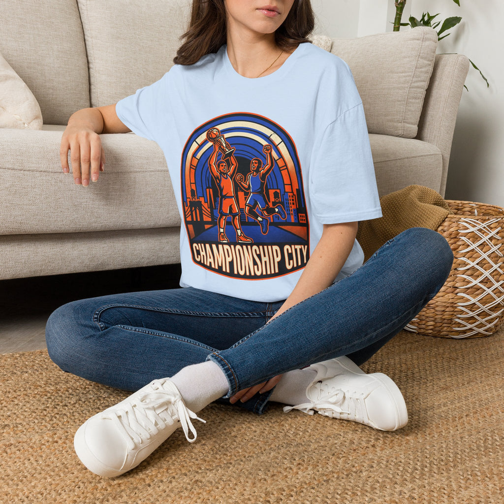 Championship City Basketball T-Shirt — Retro Winners Hoop Tee
