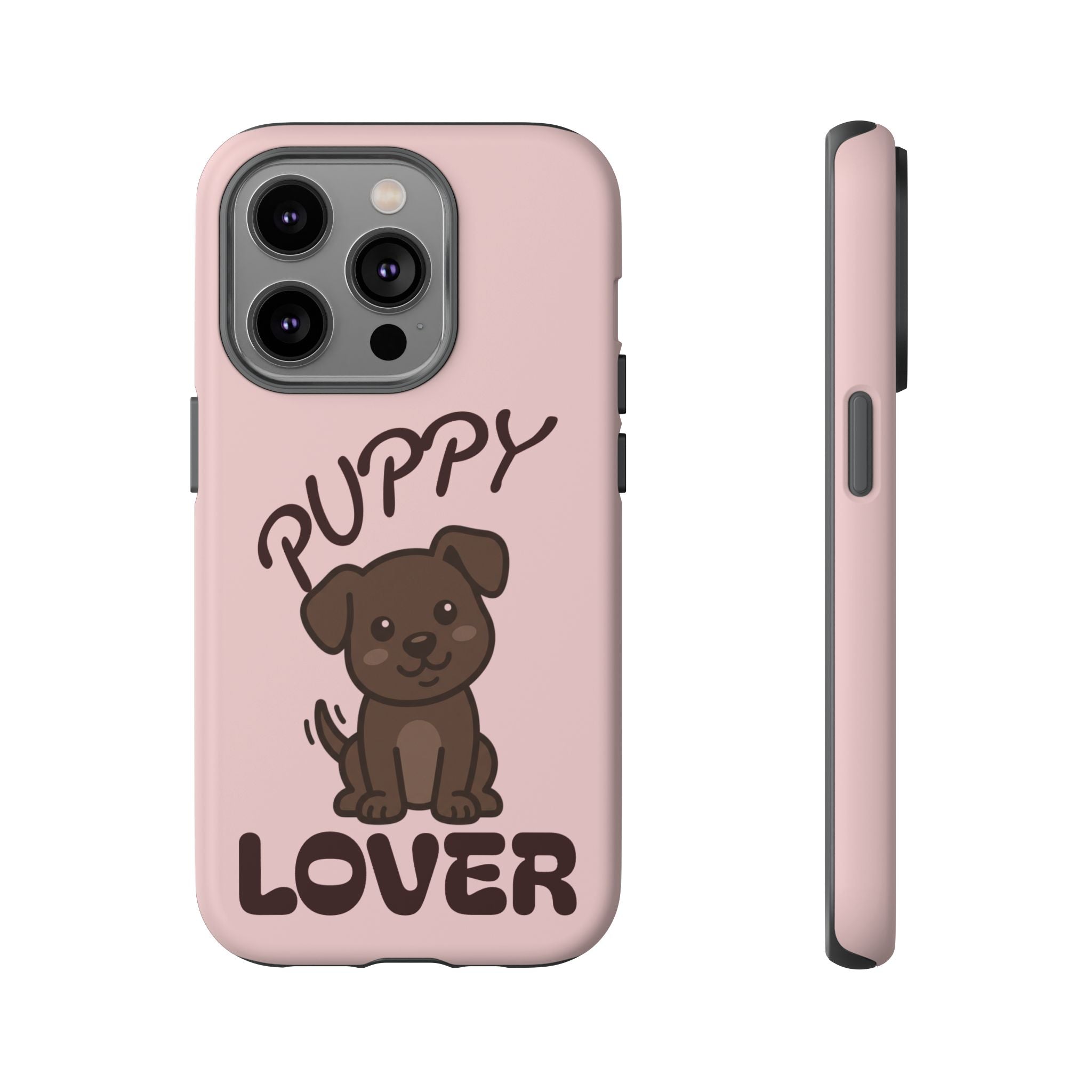 Puppy Lover Phone Case — Cute Brown Puppy Tough Phone Cover