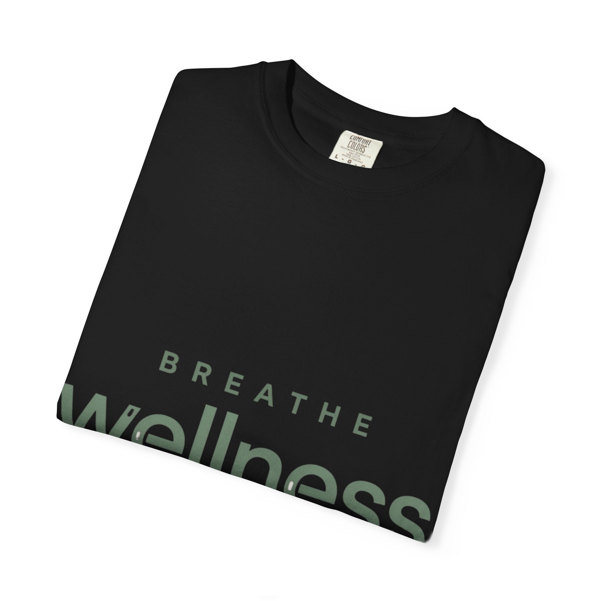 Wellness Breath T-Shirt — "Breathe Wellness" Mindful Graphic Tee
