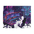 Gaming Setup Jigsaw Puzzle — Neon Cyberpunk Streamer Scene (110/252/520/1014 pcs)