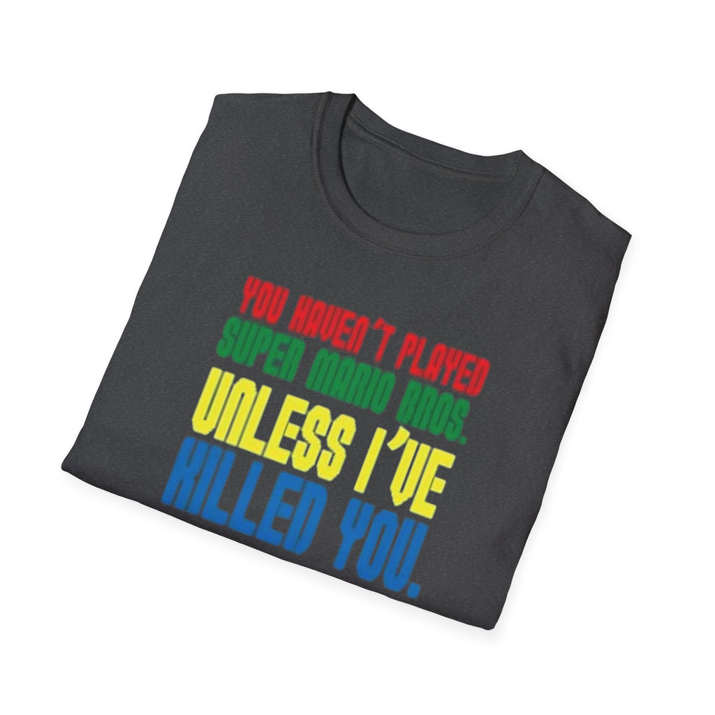 Retro Pixel T‑Shirt –  You are not a gamer unless I've killed you Funny Gamer Tee
