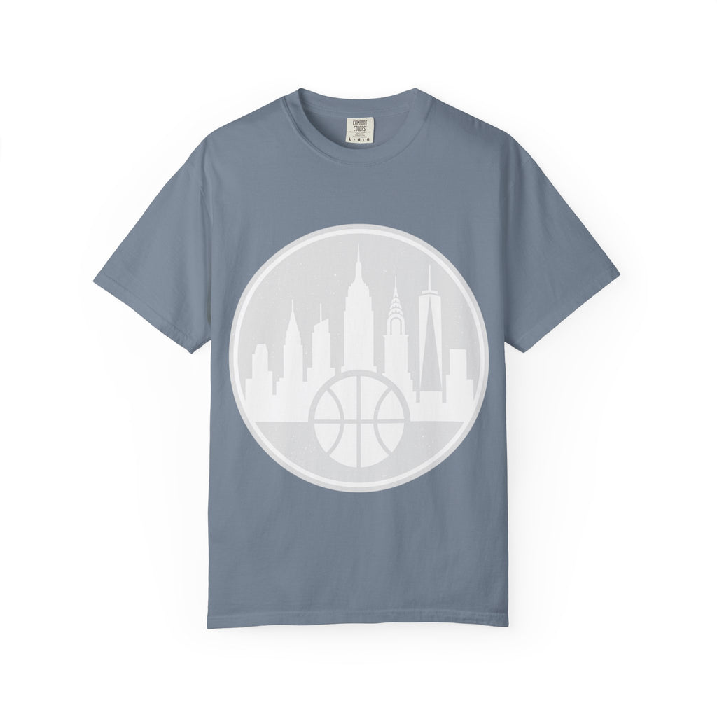 City Skyline Basketball T-Shirt — Urban Basketball Graphic Tee