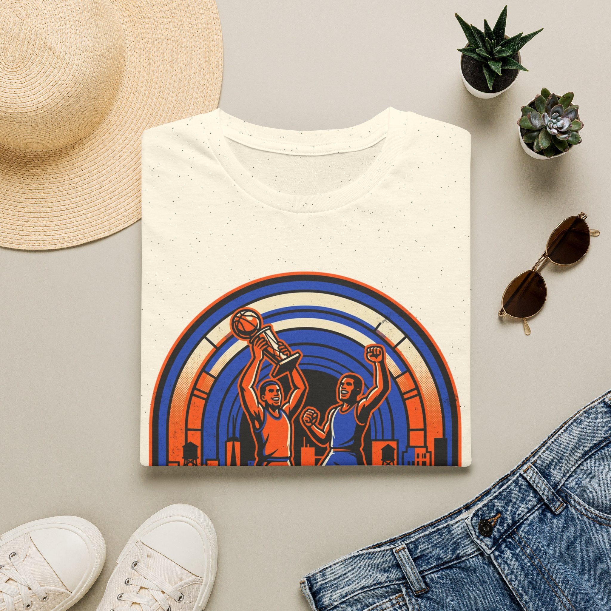 Championship City Basketball T-Shirt — Retro Winners Hoop Tee