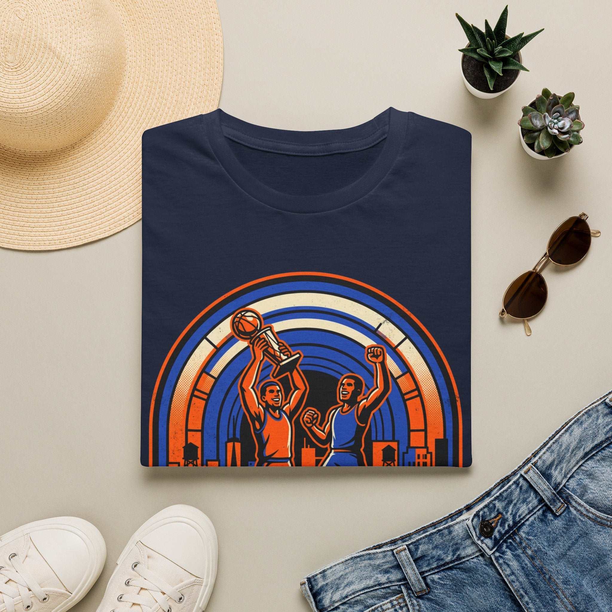 Championship City Basketball T-Shirt — Retro Winners Hoop Tee