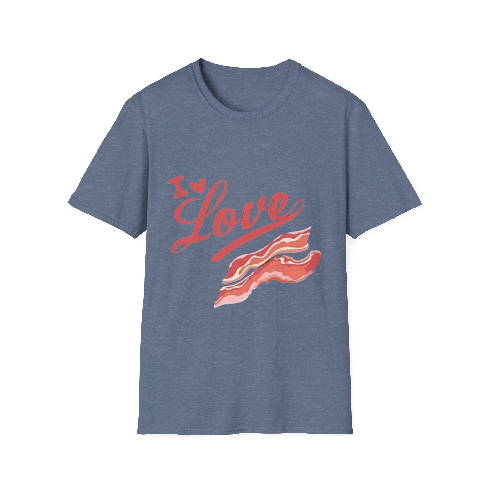 I Love Bacon T-Shirt — Retro Script Breakfast Tee