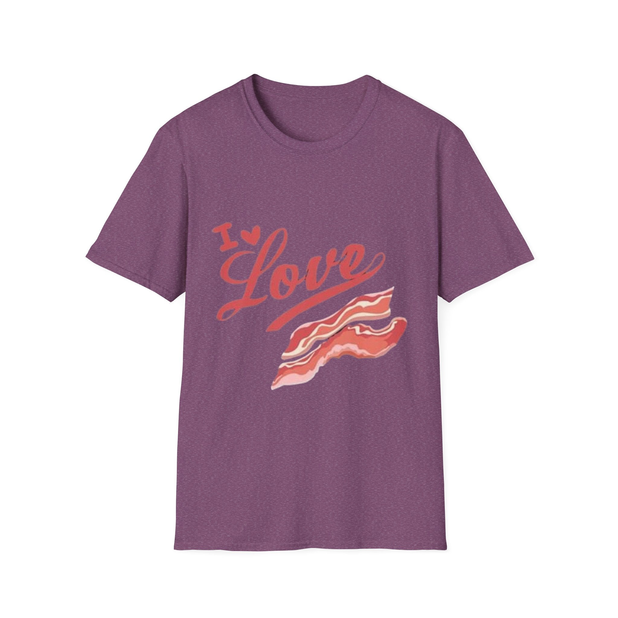 I Love Bacon T-Shirt — Retro Script Breakfast Tee