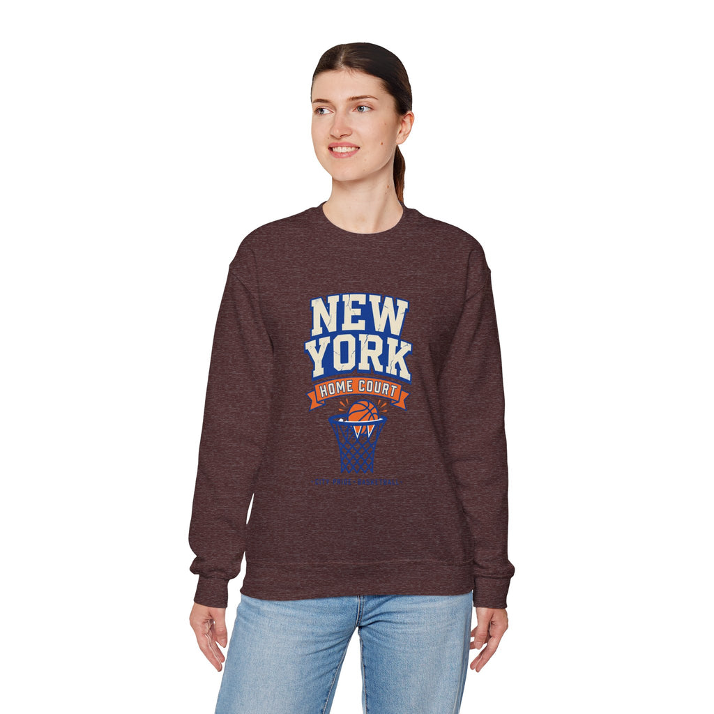 New York Home Court Sweatshirt | Vintage Basketball Pride