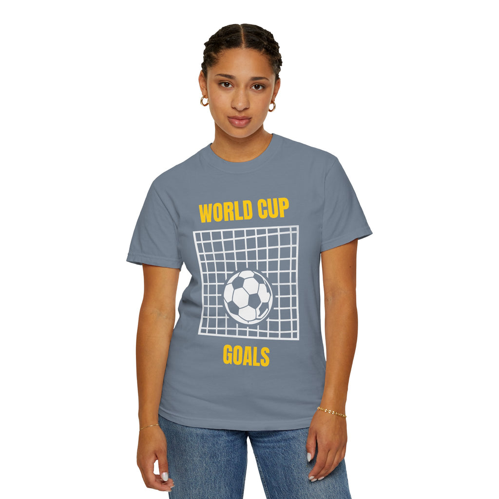 World Cup Goals T-Shirt – Soccer Goal Net & Ball Tee
