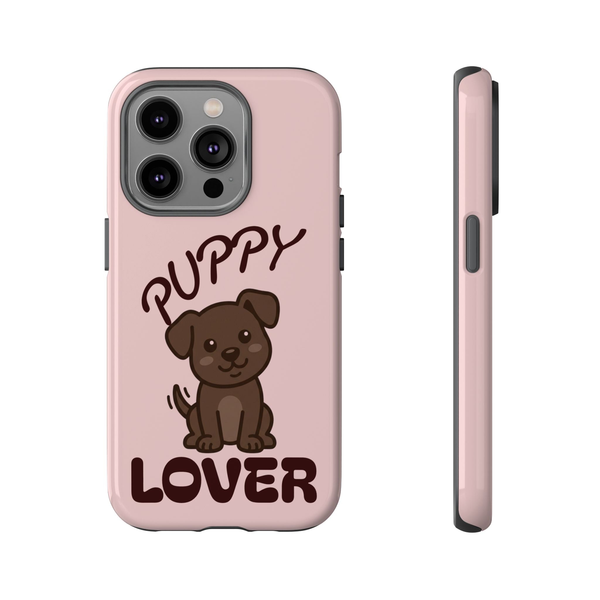 Puppy Lover Phone Case — Cute Brown Puppy Tough Phone Cover