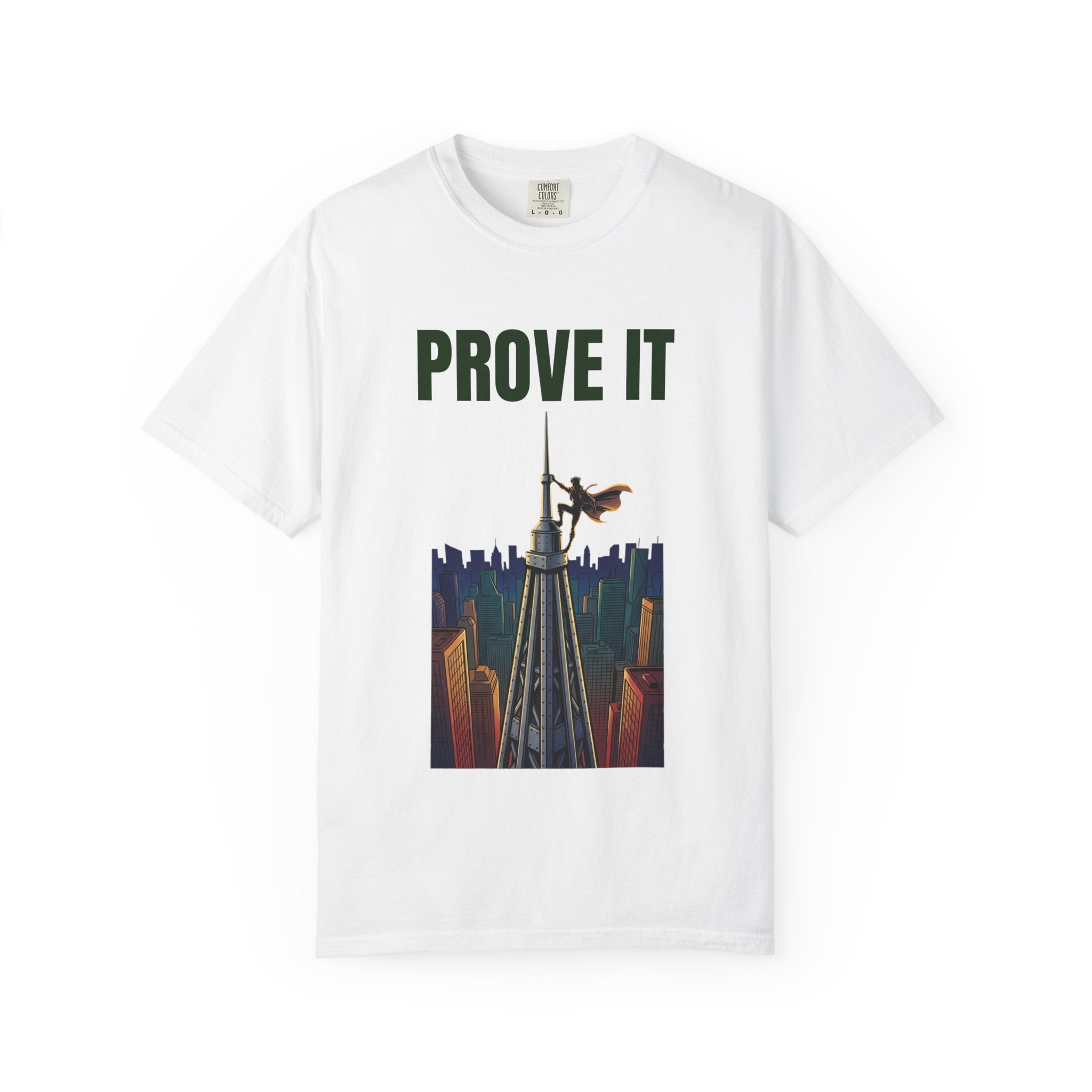 Prove It T‑Shirt — Parkour Rooftop Silhouette Graphic Tee