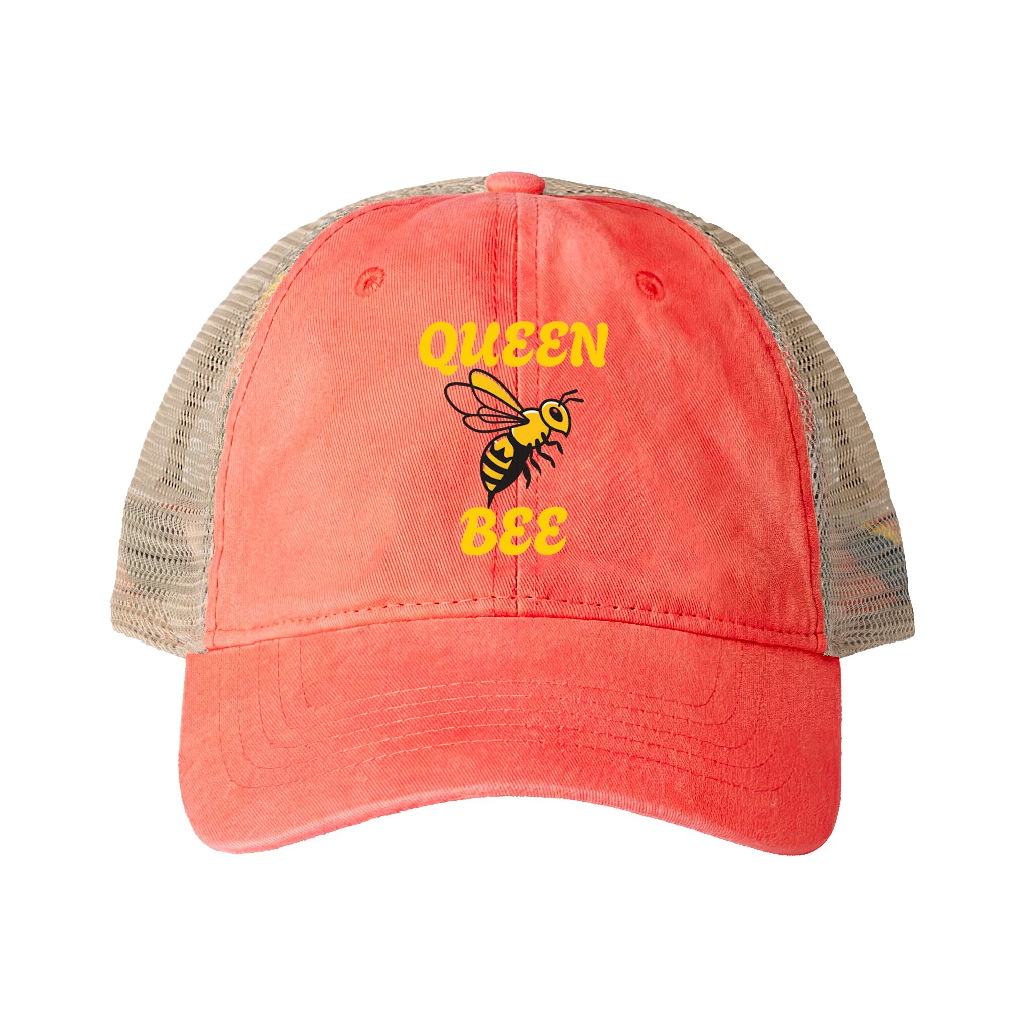 Queen Bee Energy Women's Washed Mesh-Back Cap
