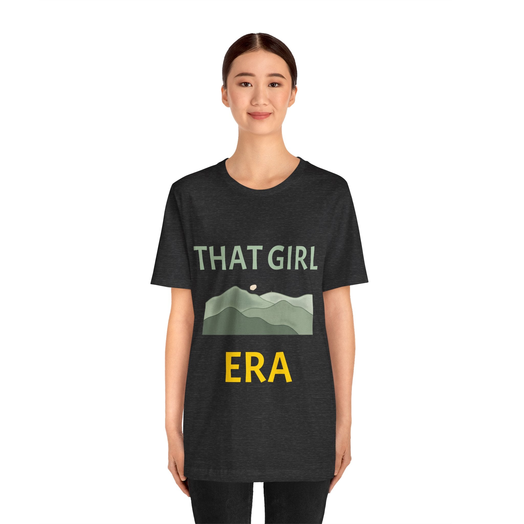 That Girl Era T-Shirt – Retro Mountain Graphic Tee for Empowered Women