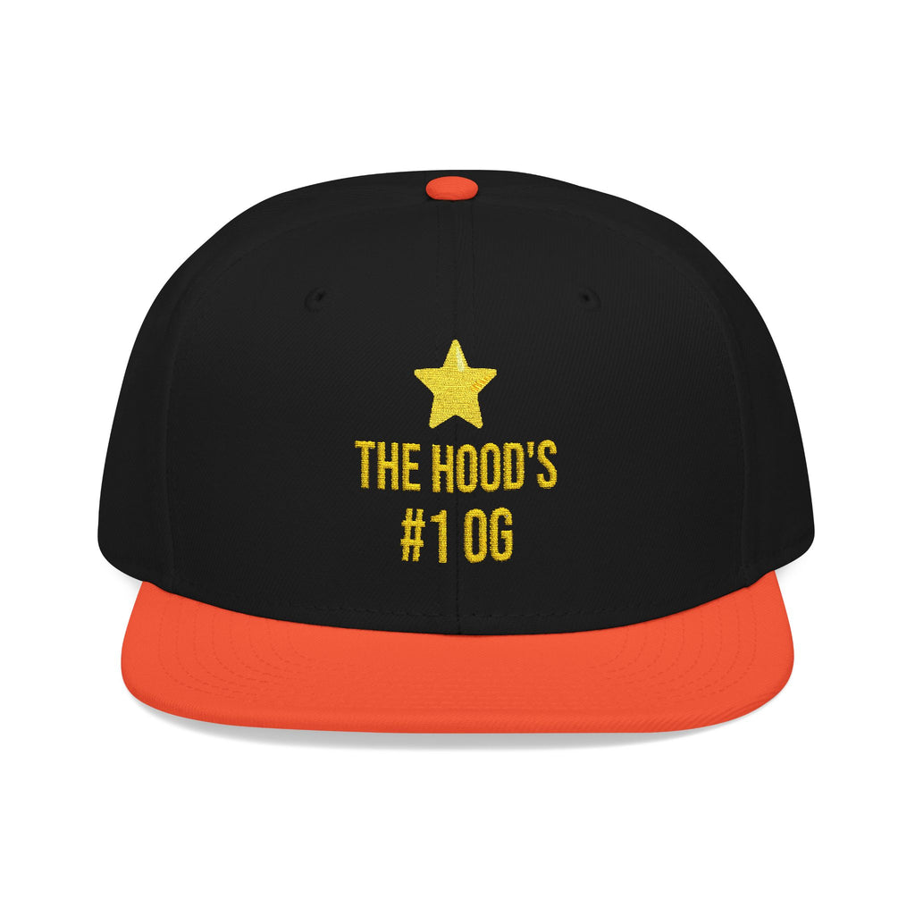 Hood's #1 OG Embroidered Snapback Hat — Street Style Cap
