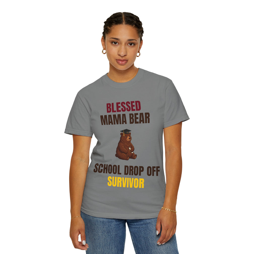 Mama Bear "School Drop Off Survivor" T-Shirt
