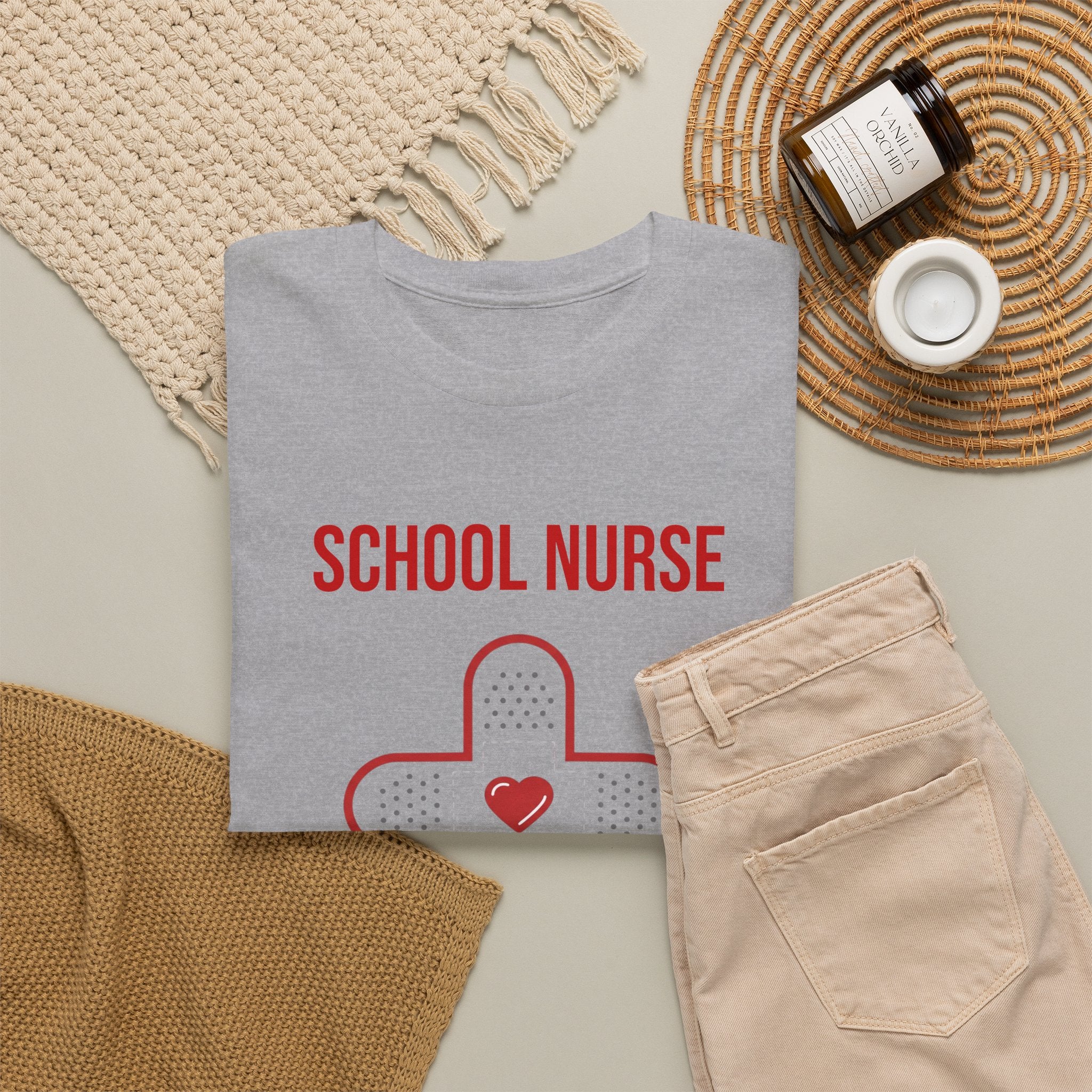 School Nurse T-Shirt – “Band Aid Queen of This School” Cotton Tee