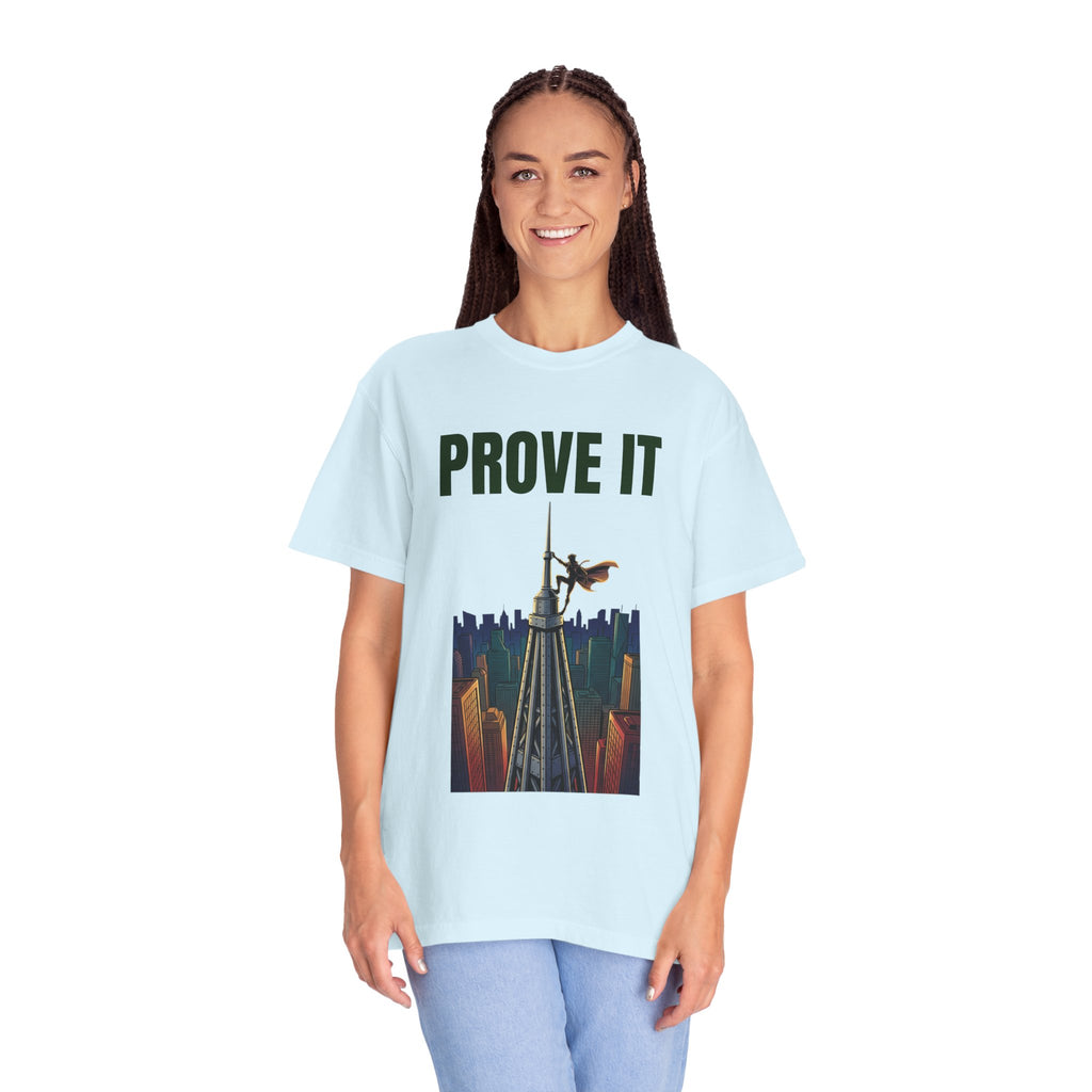 Prove It T‑Shirt — Parkour Rooftop Silhouette Graphic Tee