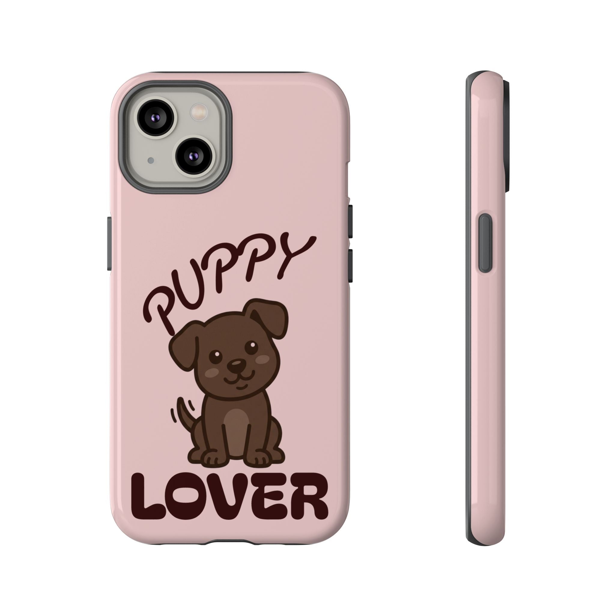 Puppy Lover Phone Case — Cute Brown Puppy Tough Phone Cover