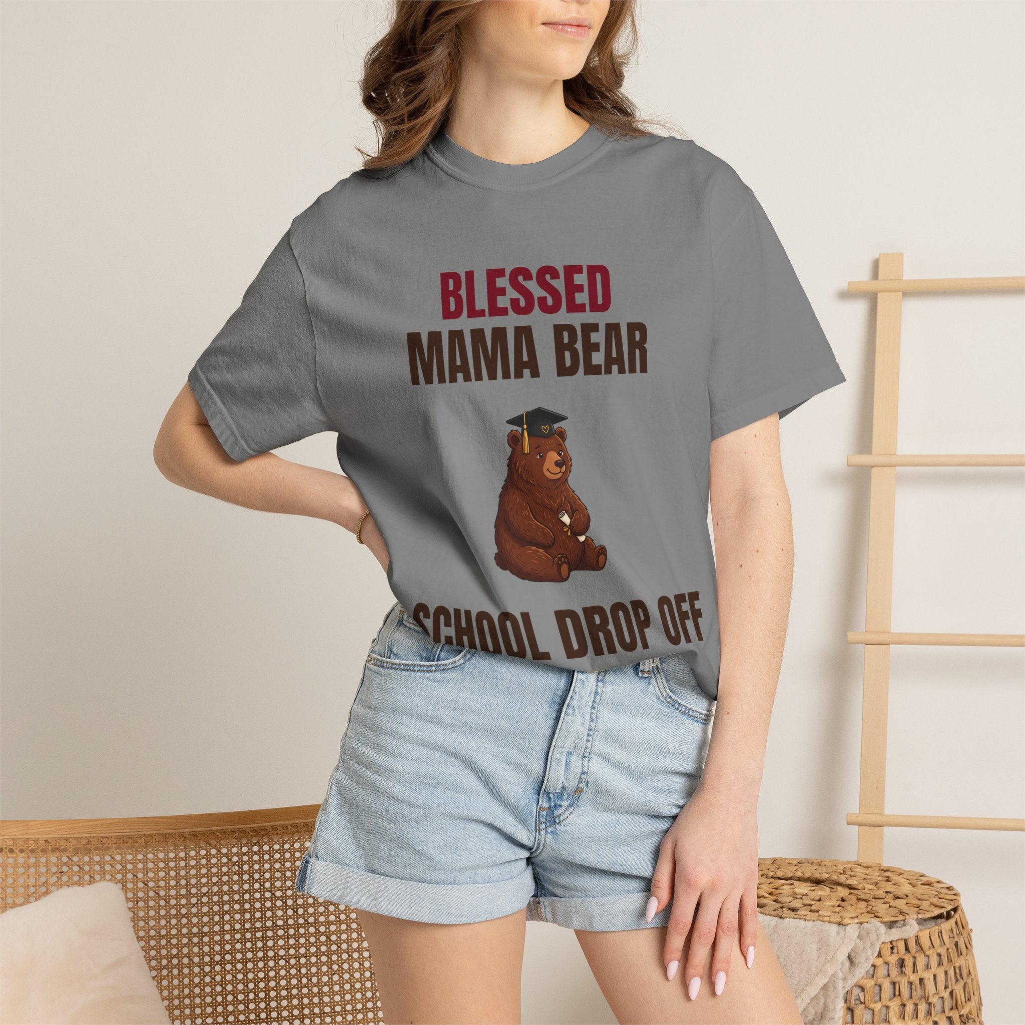 Mama Bear "School Drop Off Survivor" T-Shirt
