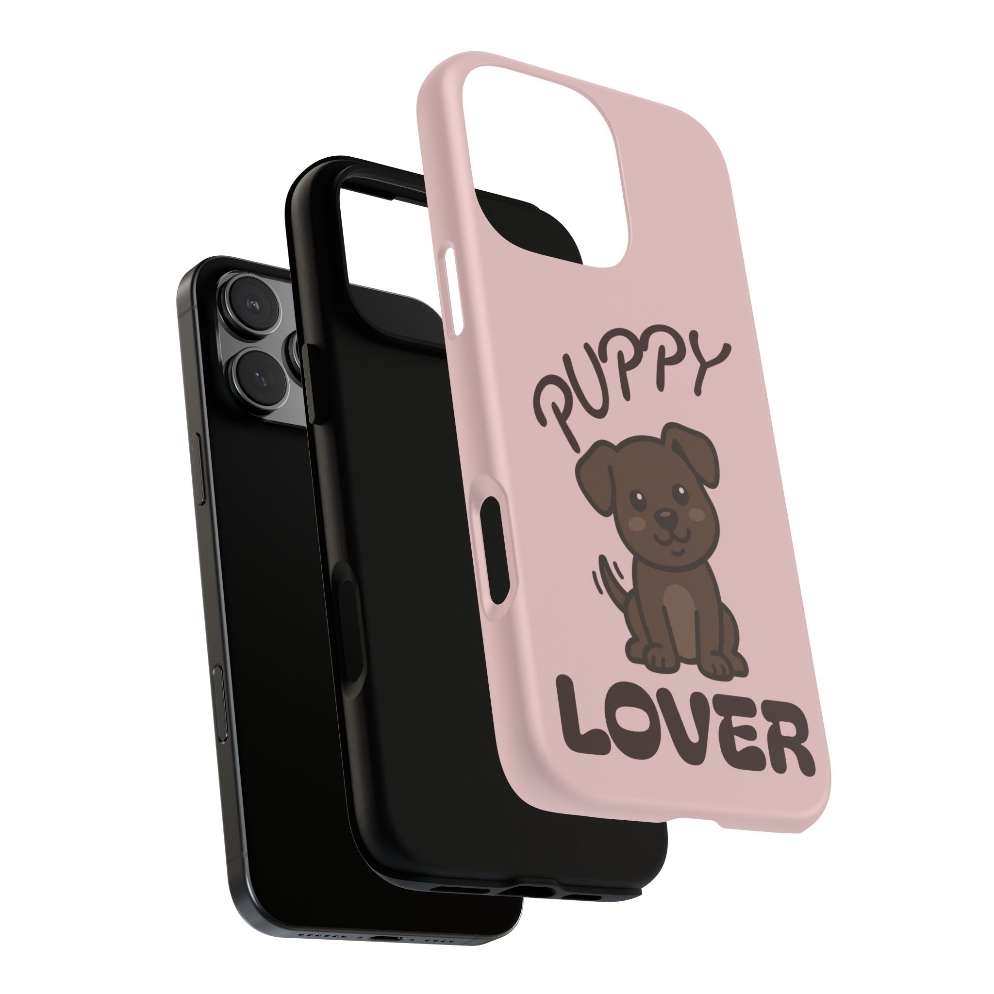 Puppy Lover Phone Case — Cute Brown Puppy Tough Phone Cover