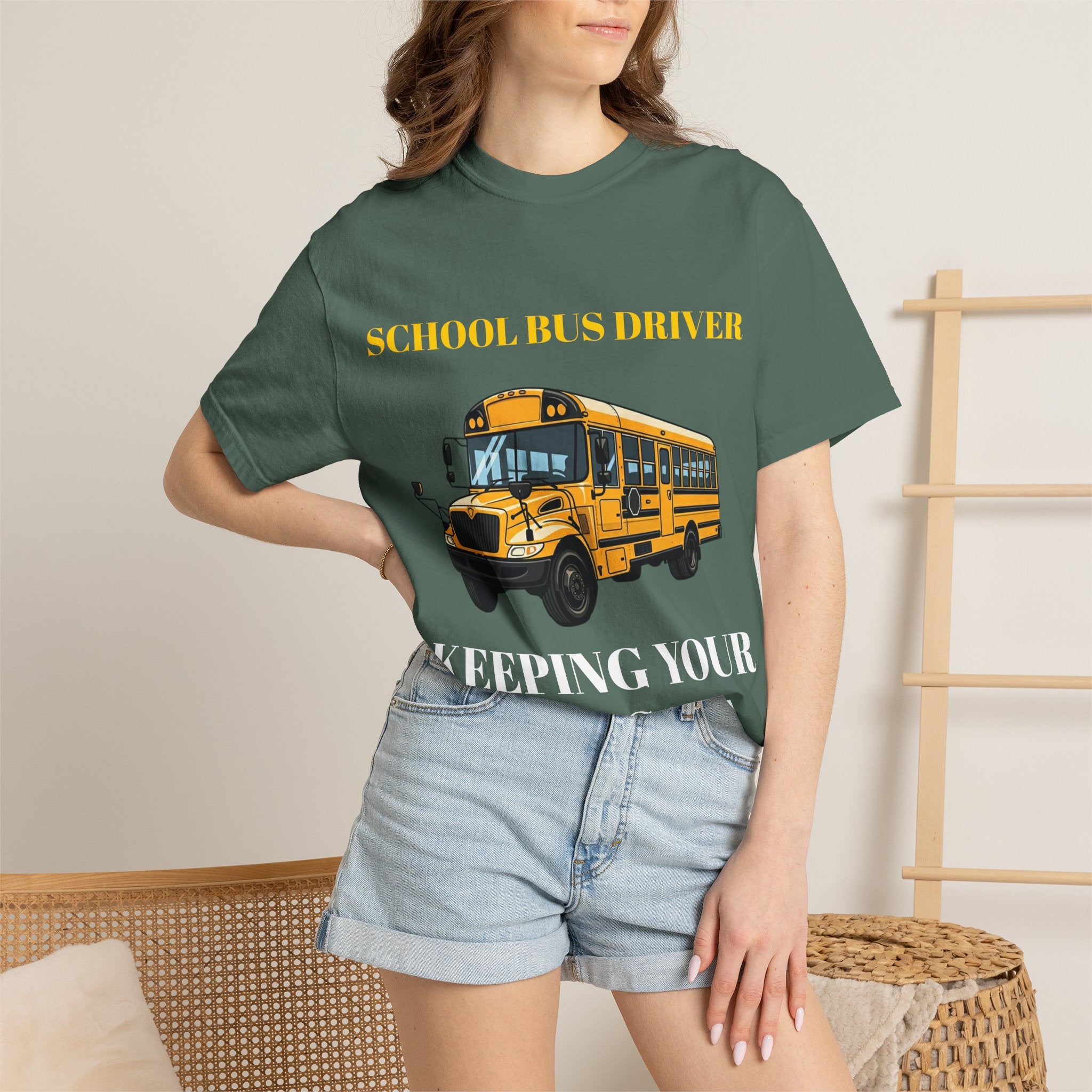 School Bus Driver T-Shirt — "Keeping Your Kids Safe"