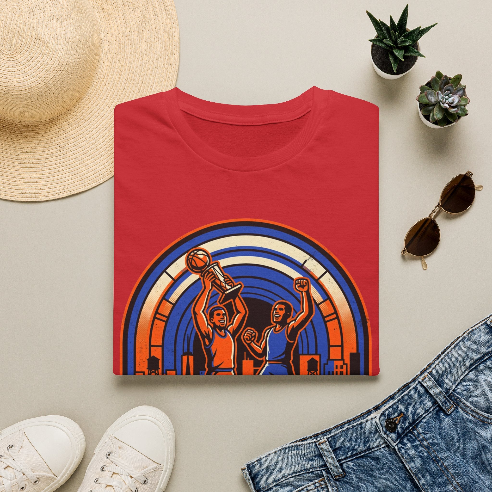 Championship City Basketball T-Shirt — Retro Winners Hoop Tee