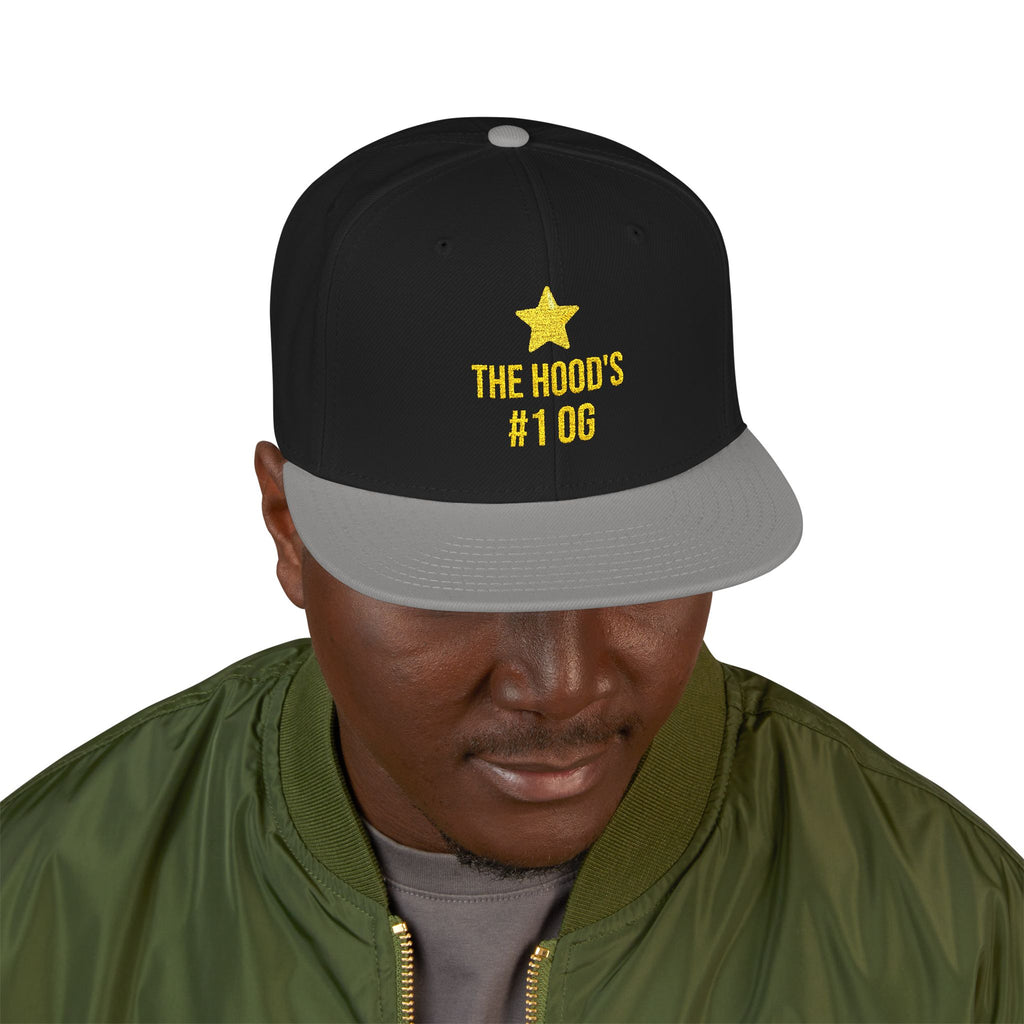 Hood's #1 OG Embroidered Snapback Hat — Street Style Cap