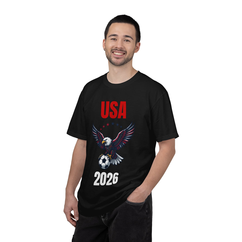 USA 2026 Eagle Soccer T-Shirt — Patriotic Men’s Women’s Team Fan Tee