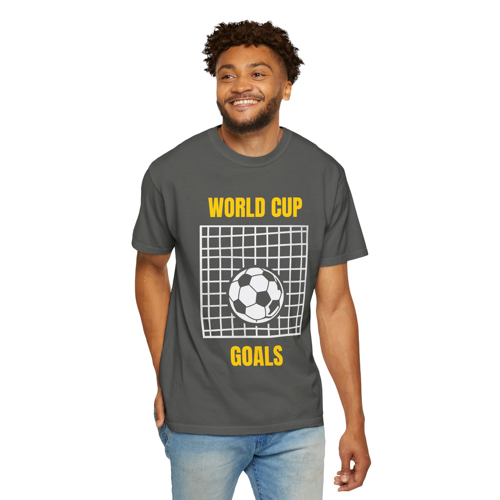 World Cup Goals T-Shirt – Soccer Goal Net & Ball Tee