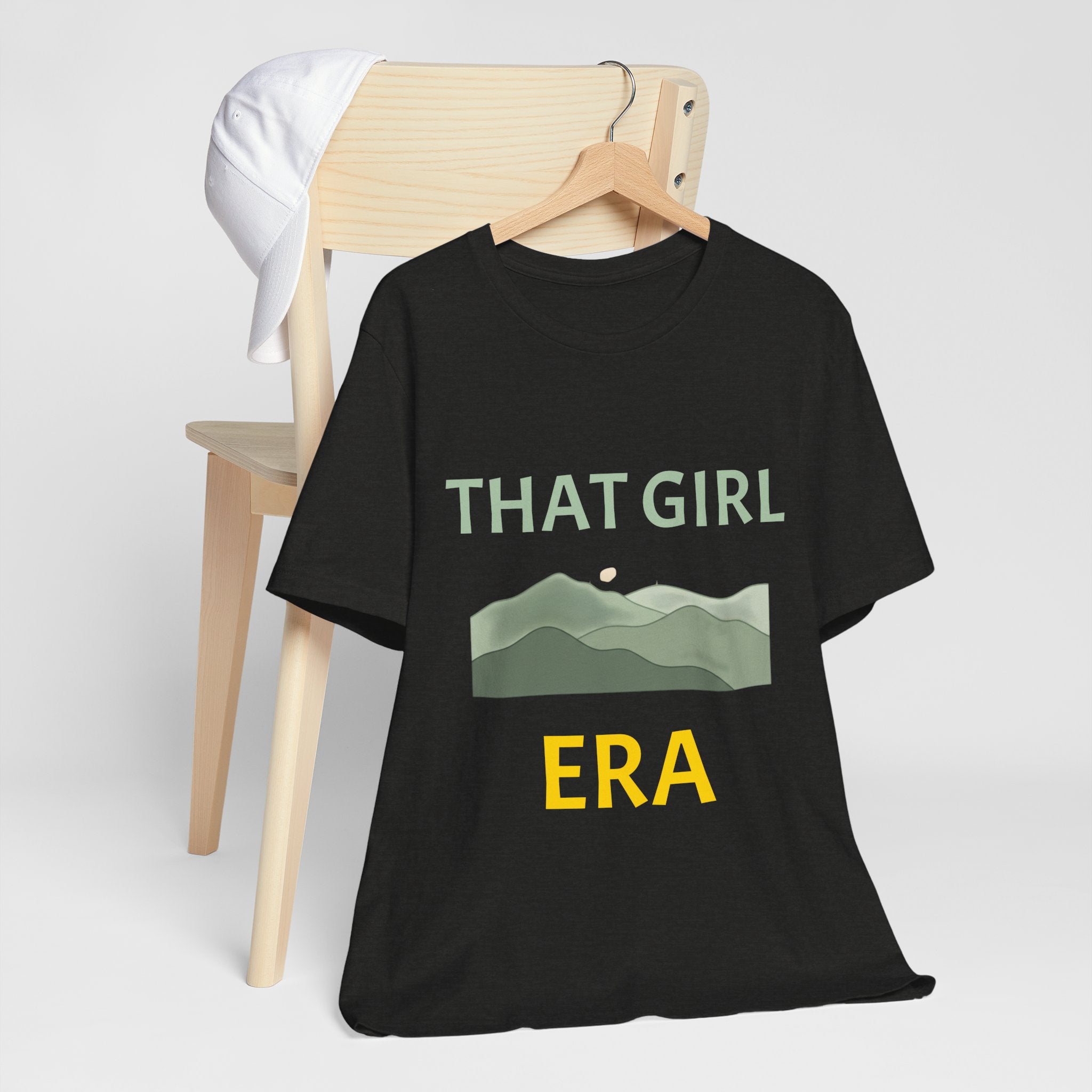 That Girl Era T-Shirt – Retro Mountain Graphic Tee for Empowered Women