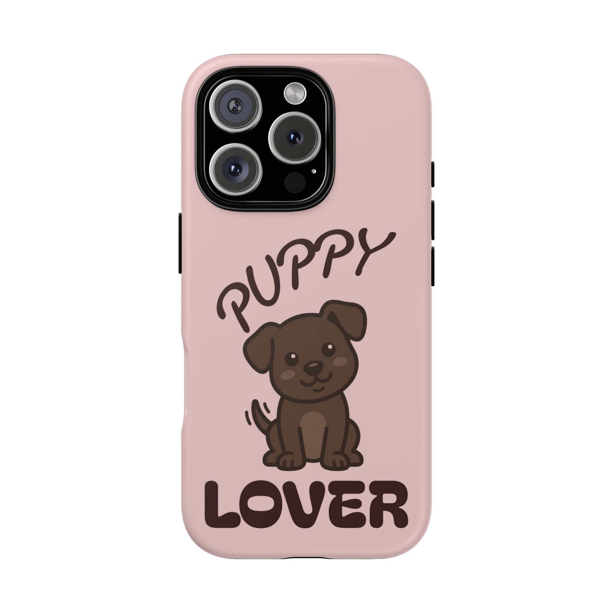 Puppy Lover Phone Case — Cute Brown Puppy Tough Phone Cover