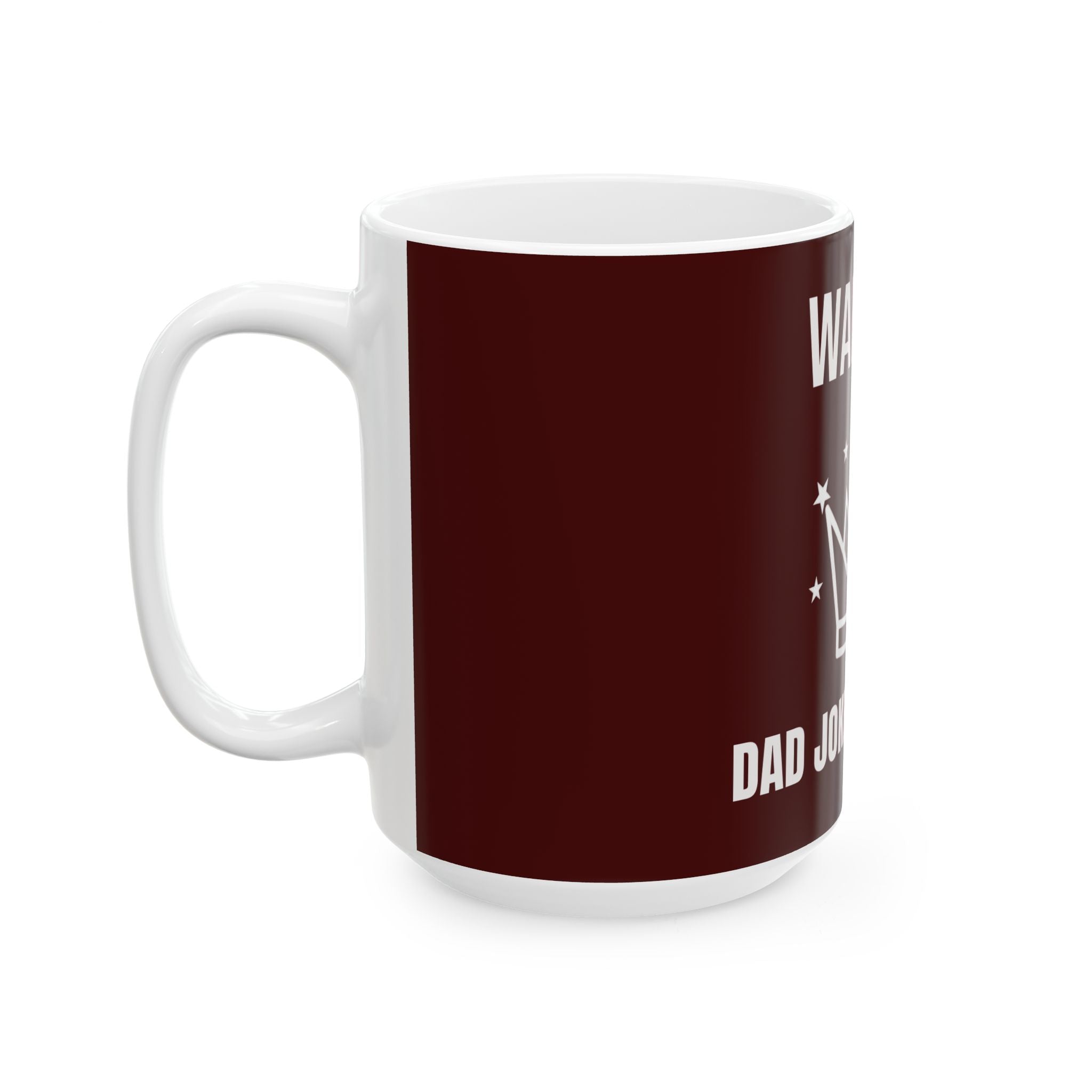 Warning: Dad Jokes Incoming Ceramic Mug — Fun Father's Day Coffee Cup