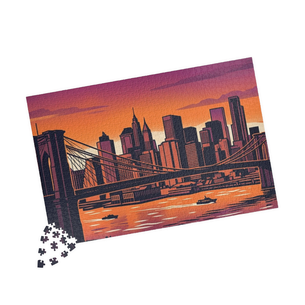 City Sunset Puzzle — Skyline Jigsaw (110/252/520/1014 pcs)