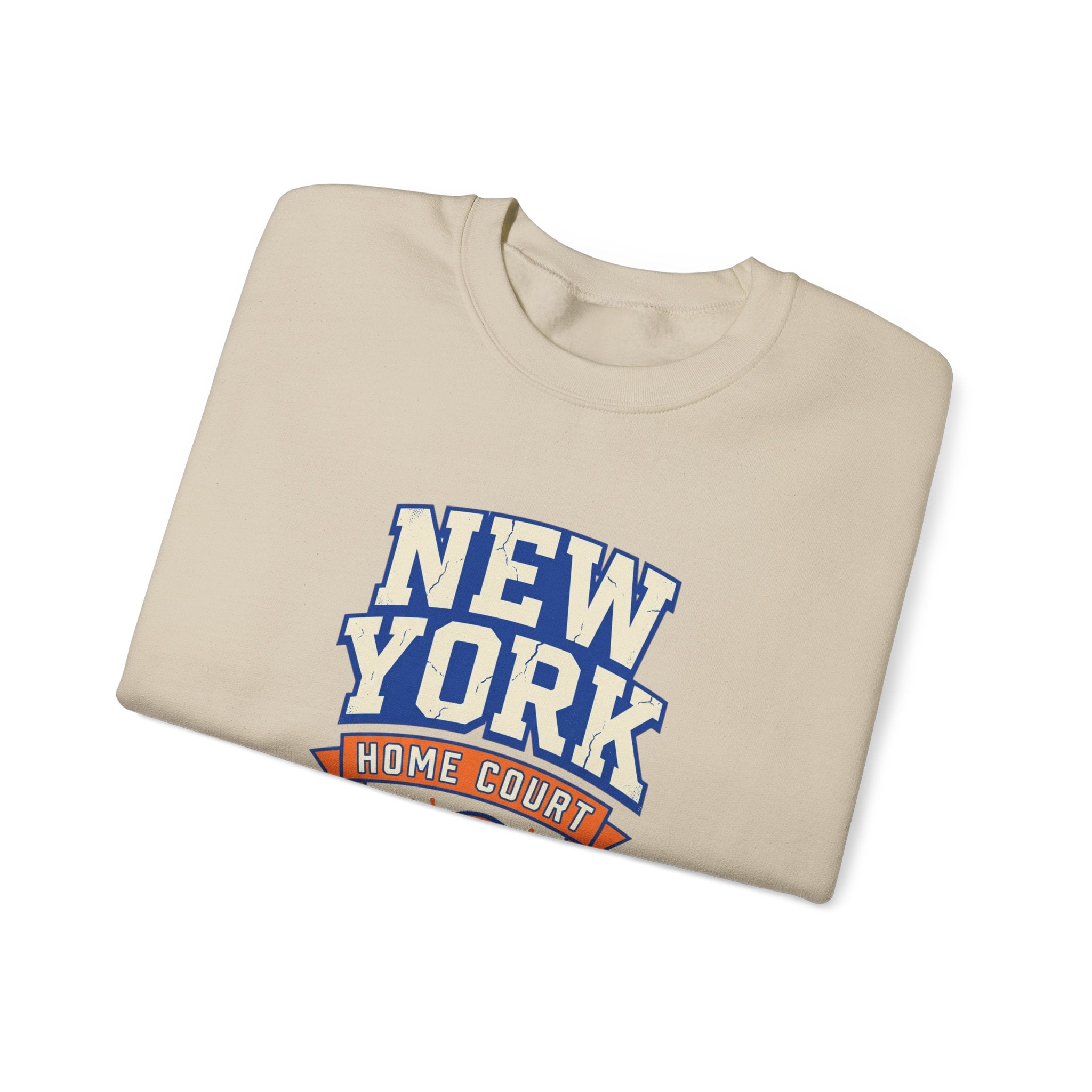 New York Home Court Sweatshirt | Vintage Basketball Pride