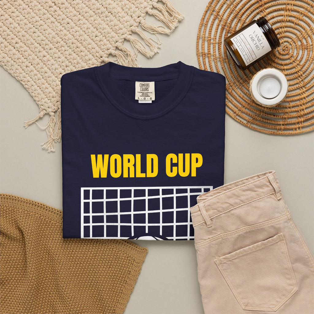 World Cup Goals T-Shirt – Soccer Goal Net & Ball Tee