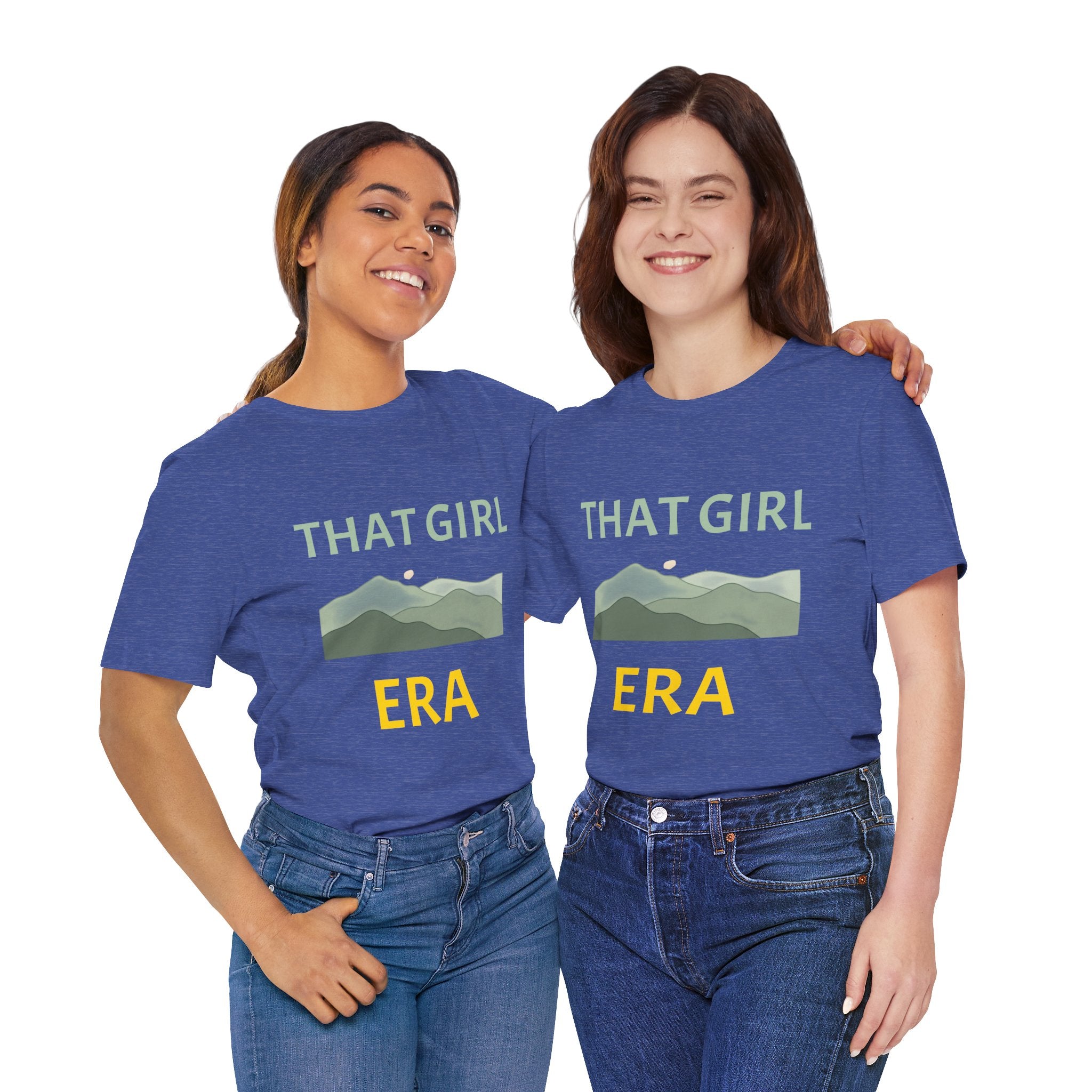 That Girl Era T-Shirt – Retro Mountain Graphic Tee for Empowered Women