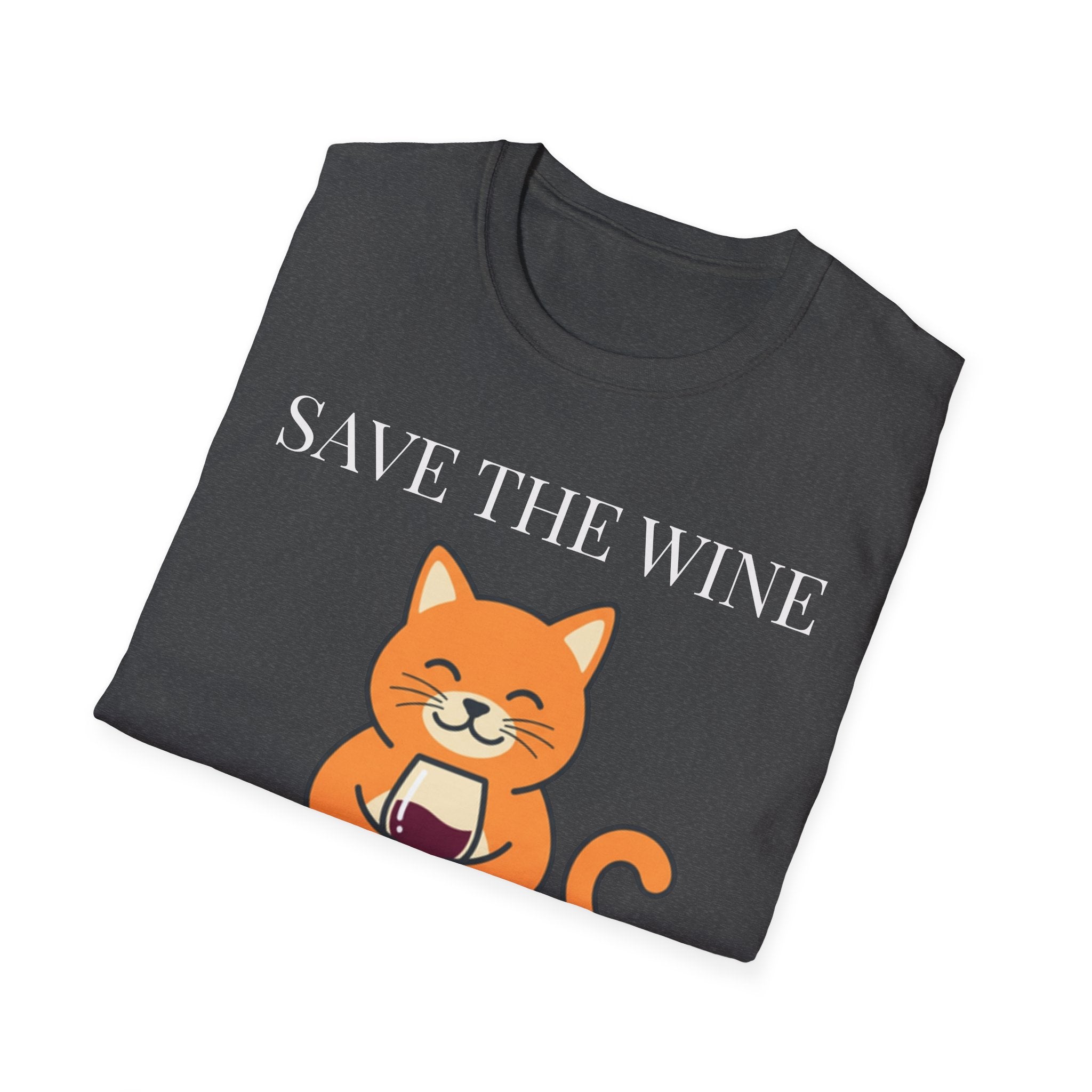 Cat Mom Wine Shirt — Funny Cat Lady Tee, Gift for Her