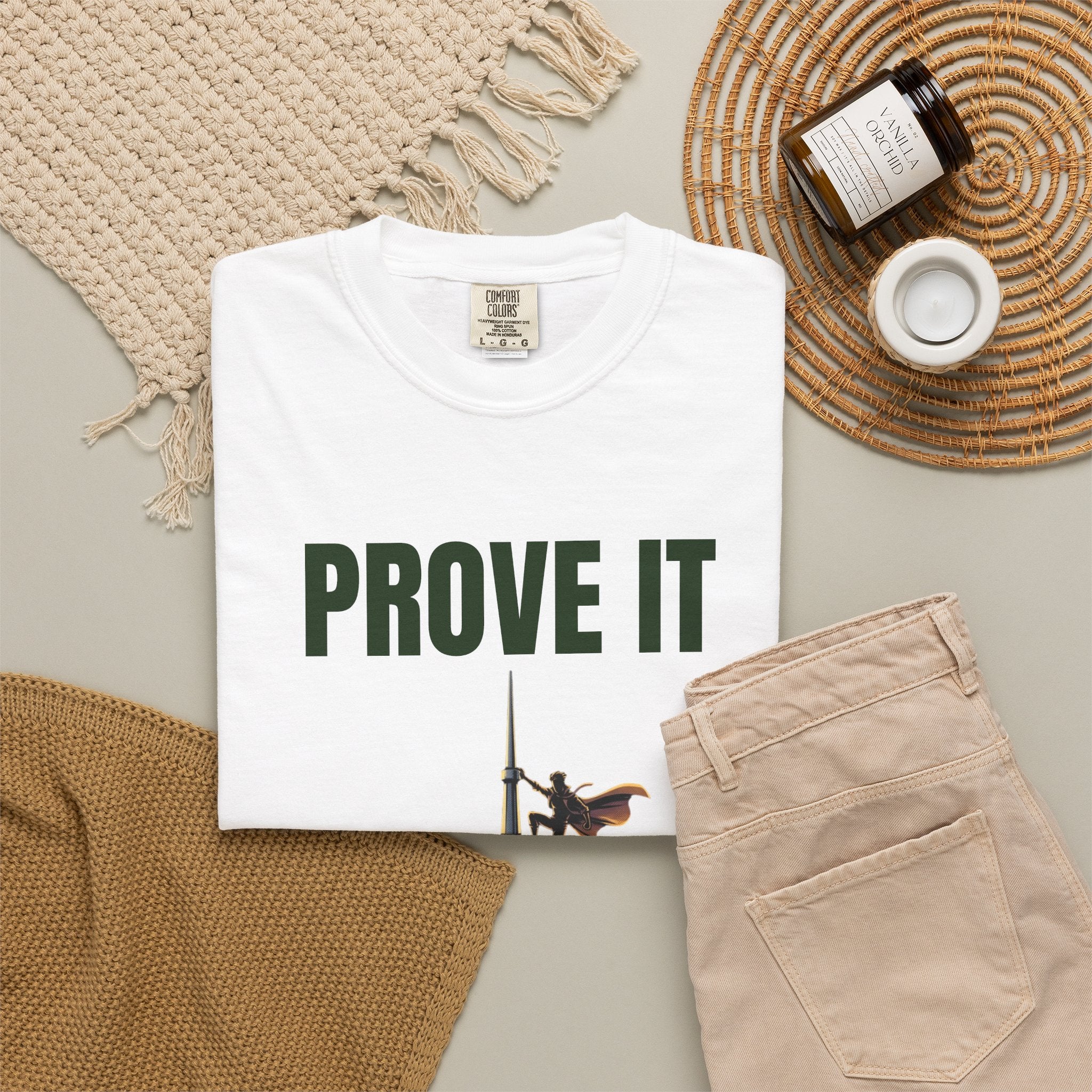 Prove It T‑Shirt — Parkour Rooftop Silhouette Graphic Tee