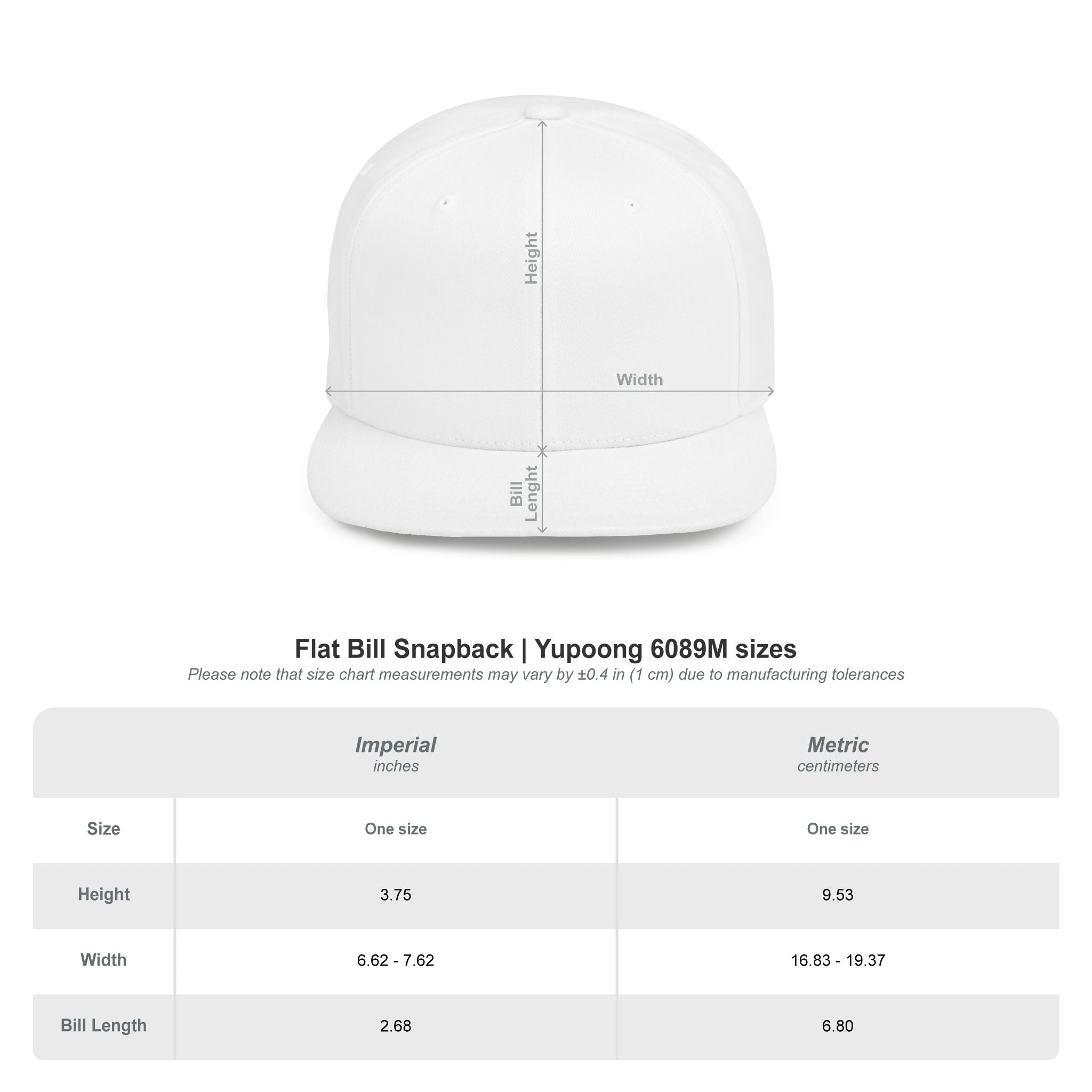 Snapback Hat — "On The Grind" Vintage Tool Crest Flat Bill Cap