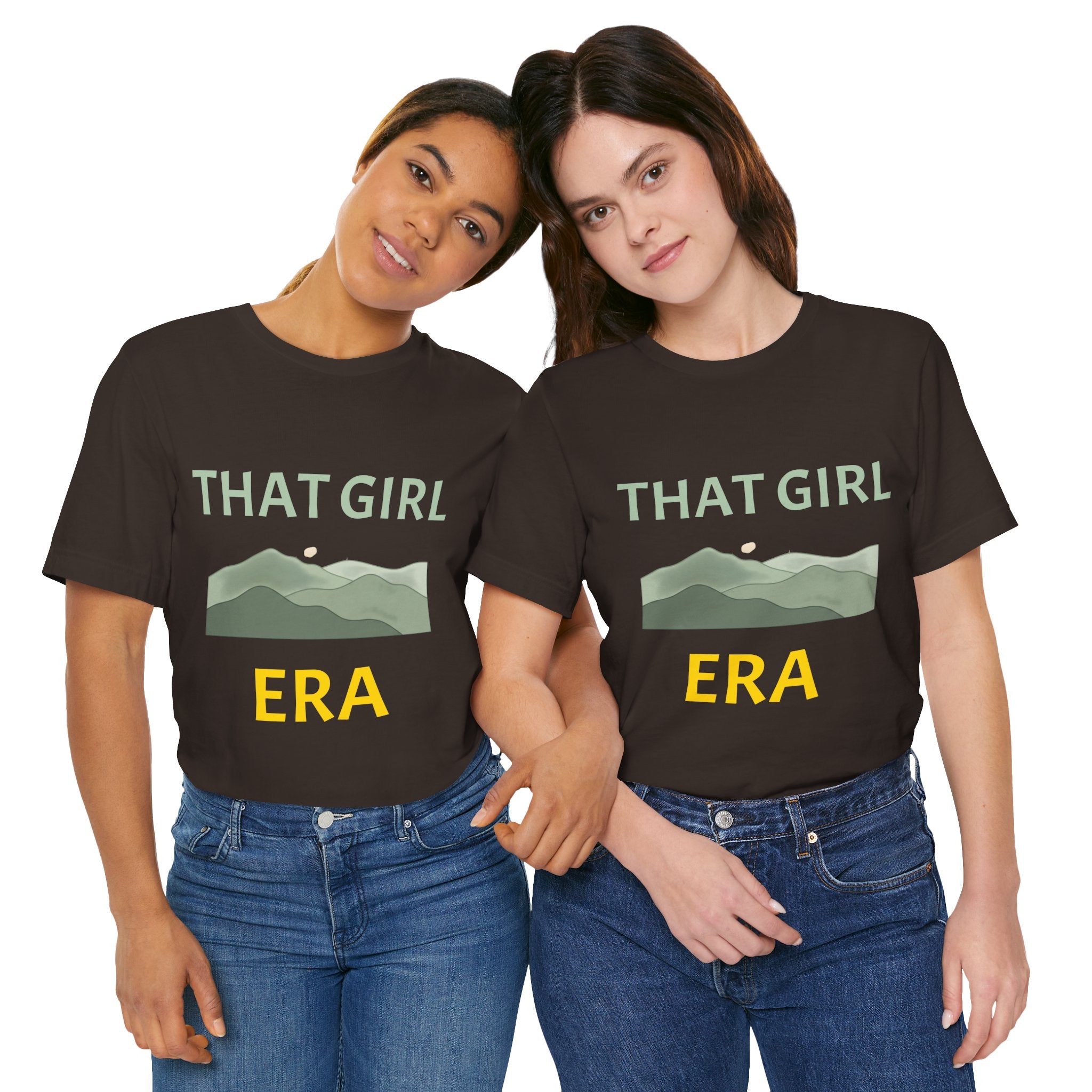 That Girl Era T-Shirt – Retro Mountain Graphic Tee for Empowered Women