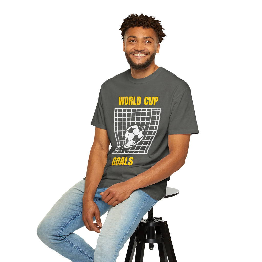 World Cup Goals T-Shirt – Soccer Goal Net & Ball Tee