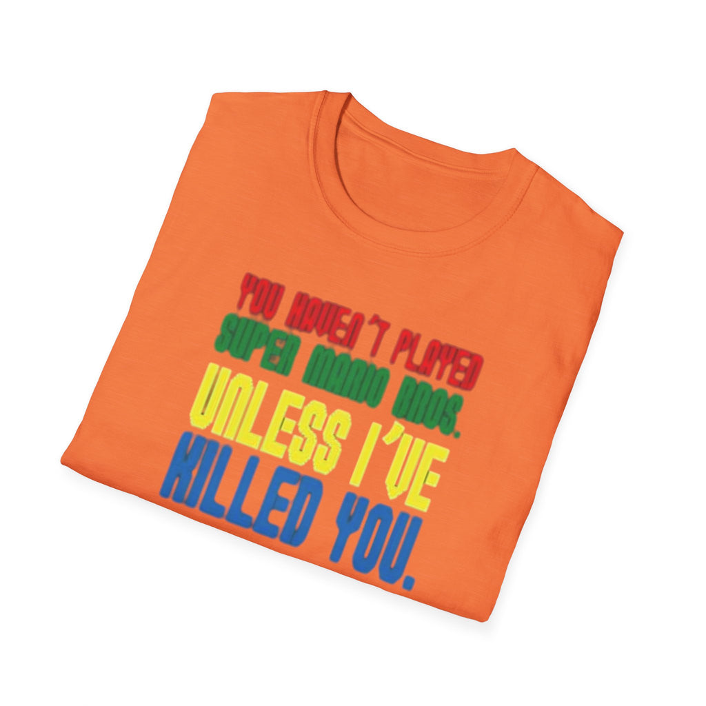 Retro Pixel T‑Shirt –  You are not a gamer unless I've killed you Funny Gamer Tee
