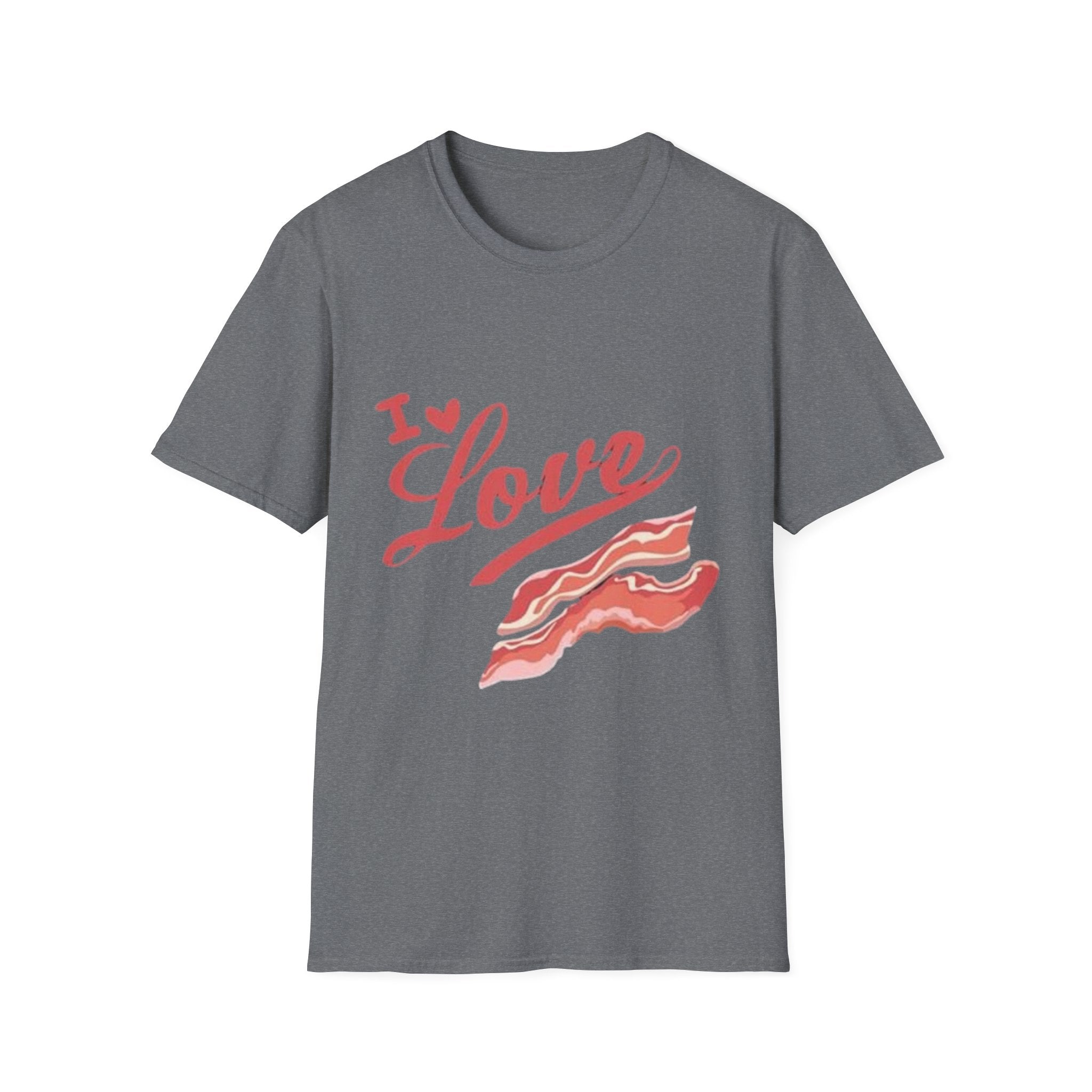I Love Bacon T-Shirt — Retro Script Breakfast Tee