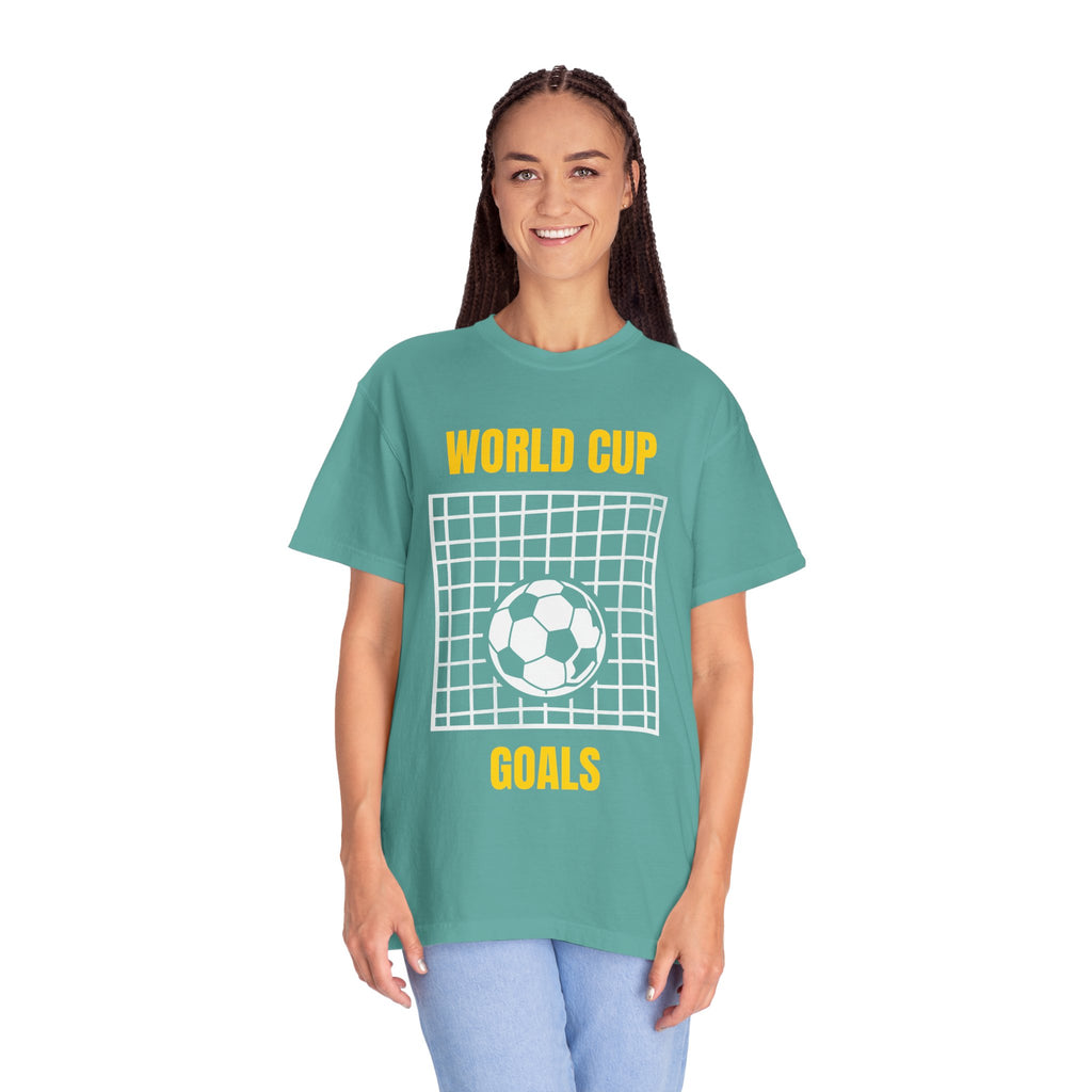 World Cup Goals T-Shirt – Soccer Goal Net & Ball Tee