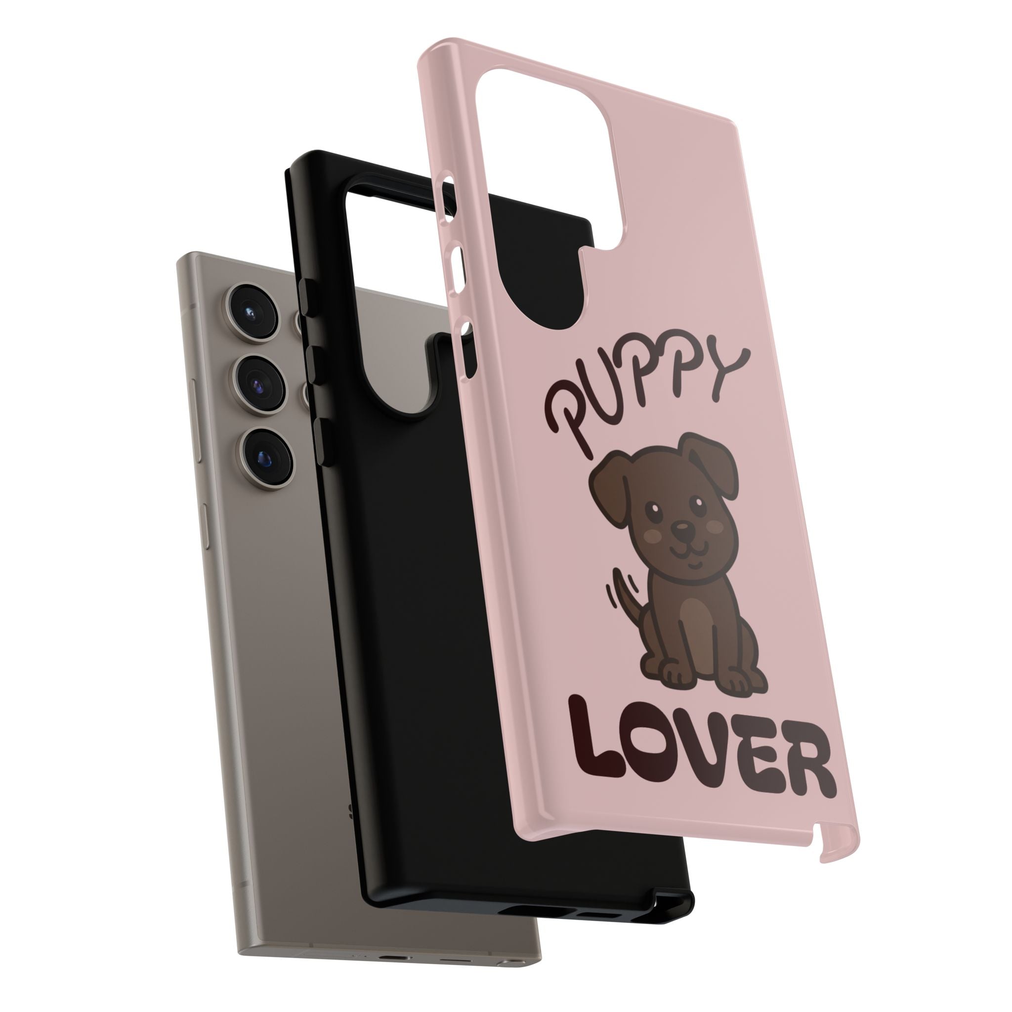 Puppy Lover Phone Case — Cute Brown Puppy Tough Phone Cover