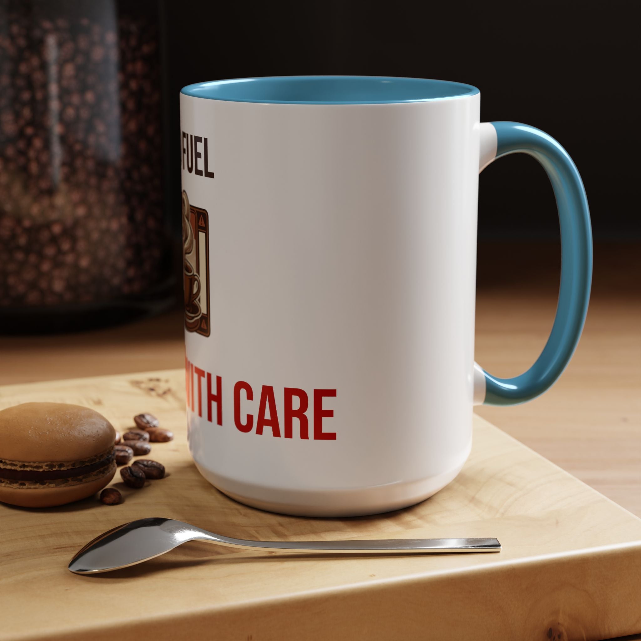 Dad Fuel Coffee Mug — Funny Father's Day Gift Mug Handle With Care 11oz or 15oz