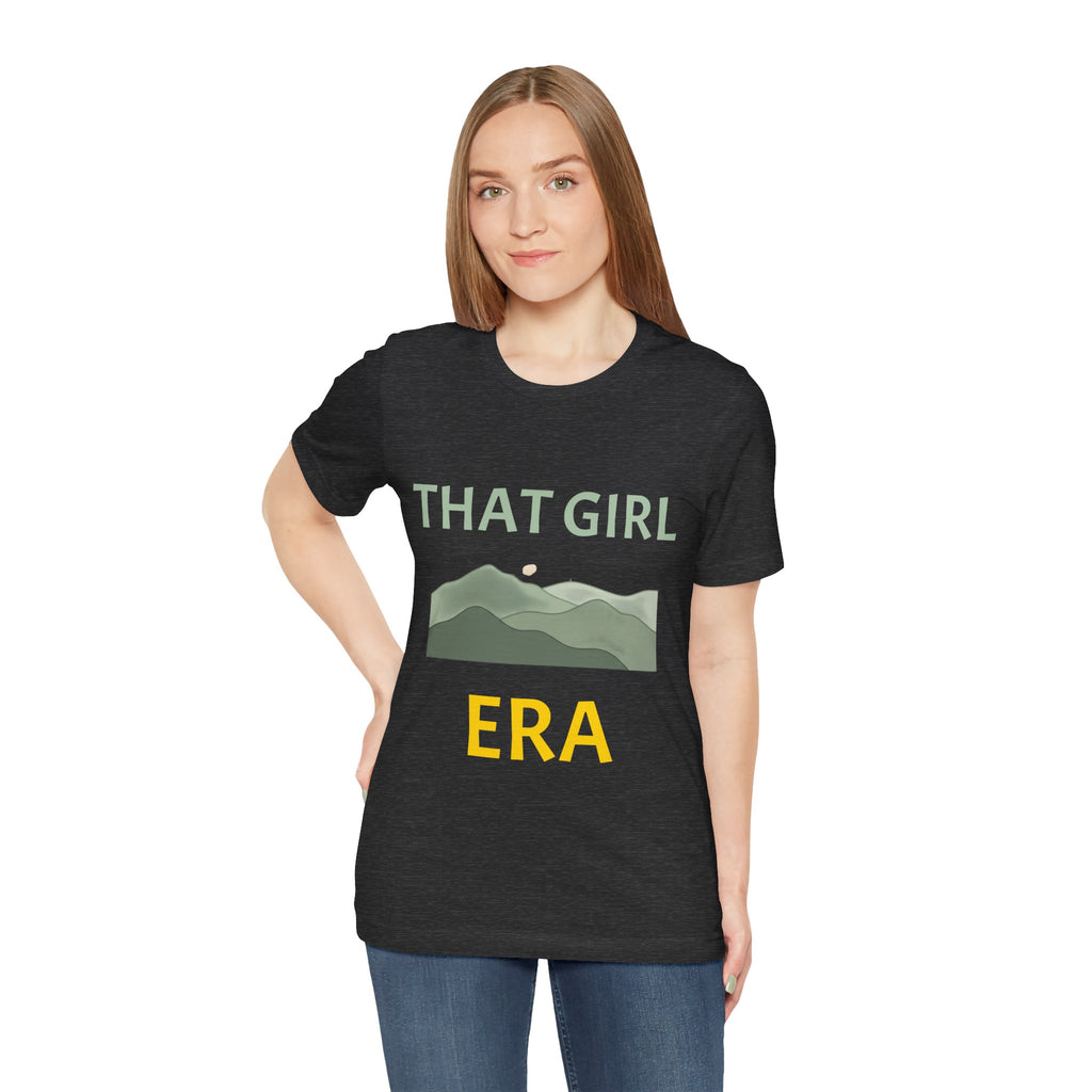 That Girl Era T-Shirt – Retro Mountain Graphic Tee for Empowered Women